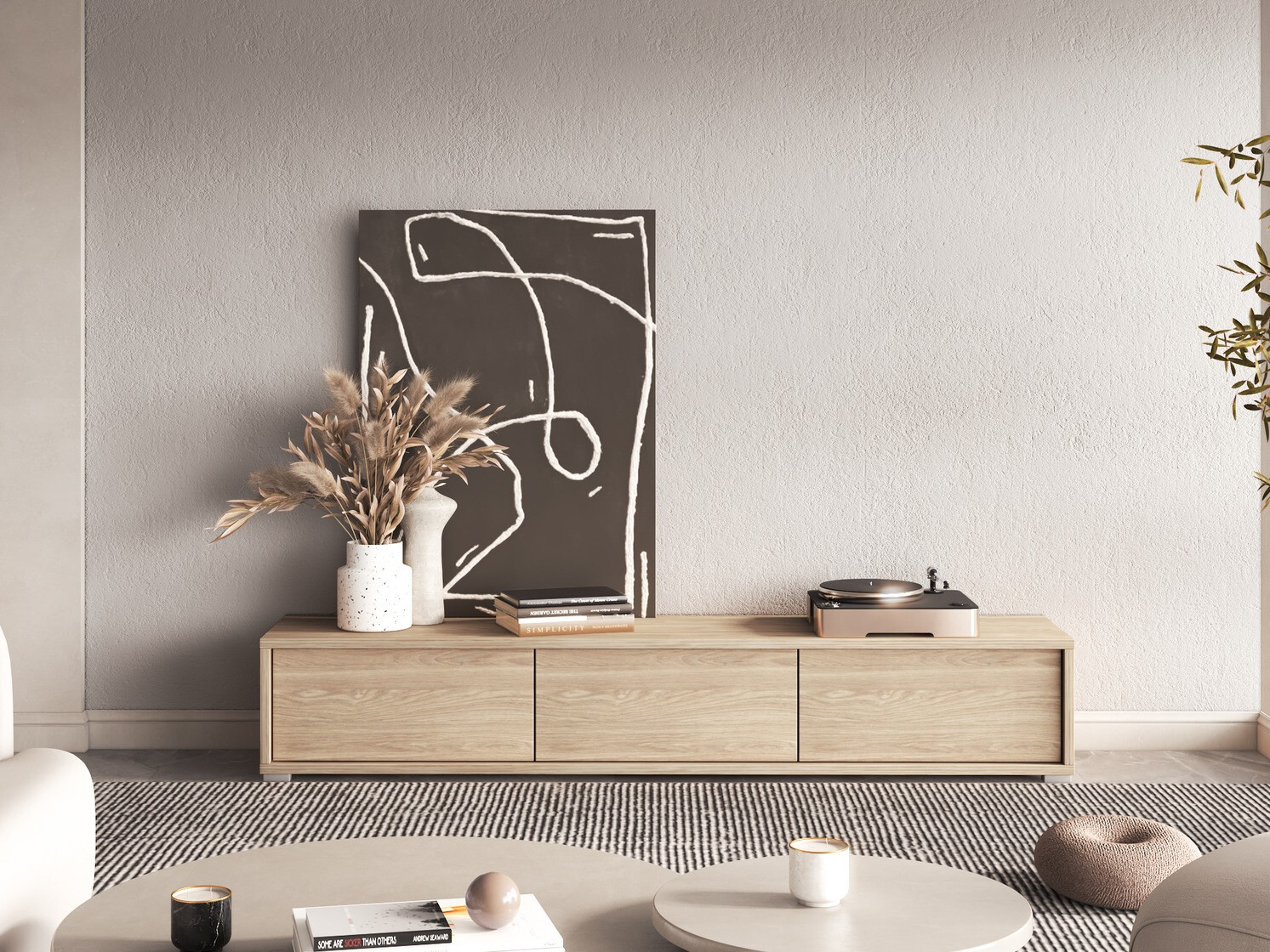 TV stand Austin 324 (Oak)