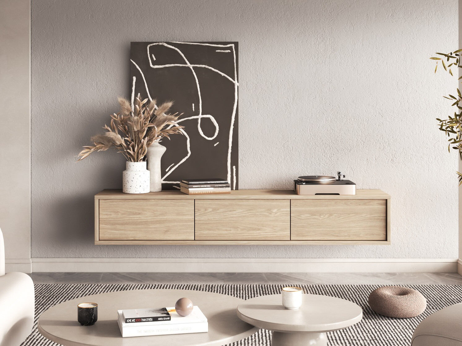 TV stand Austin 324 (Oak)