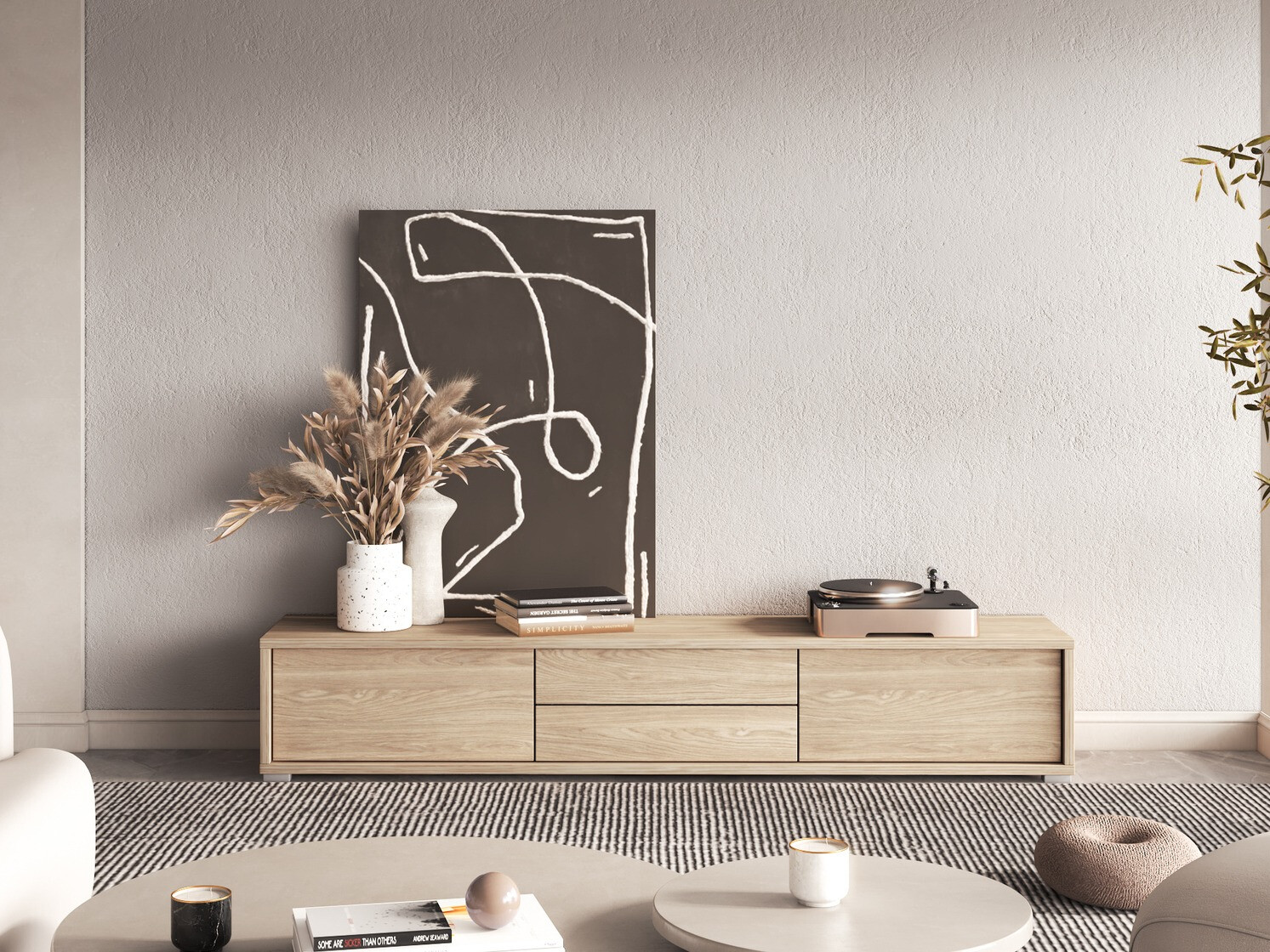 TV stand Austin 325 (Oak)