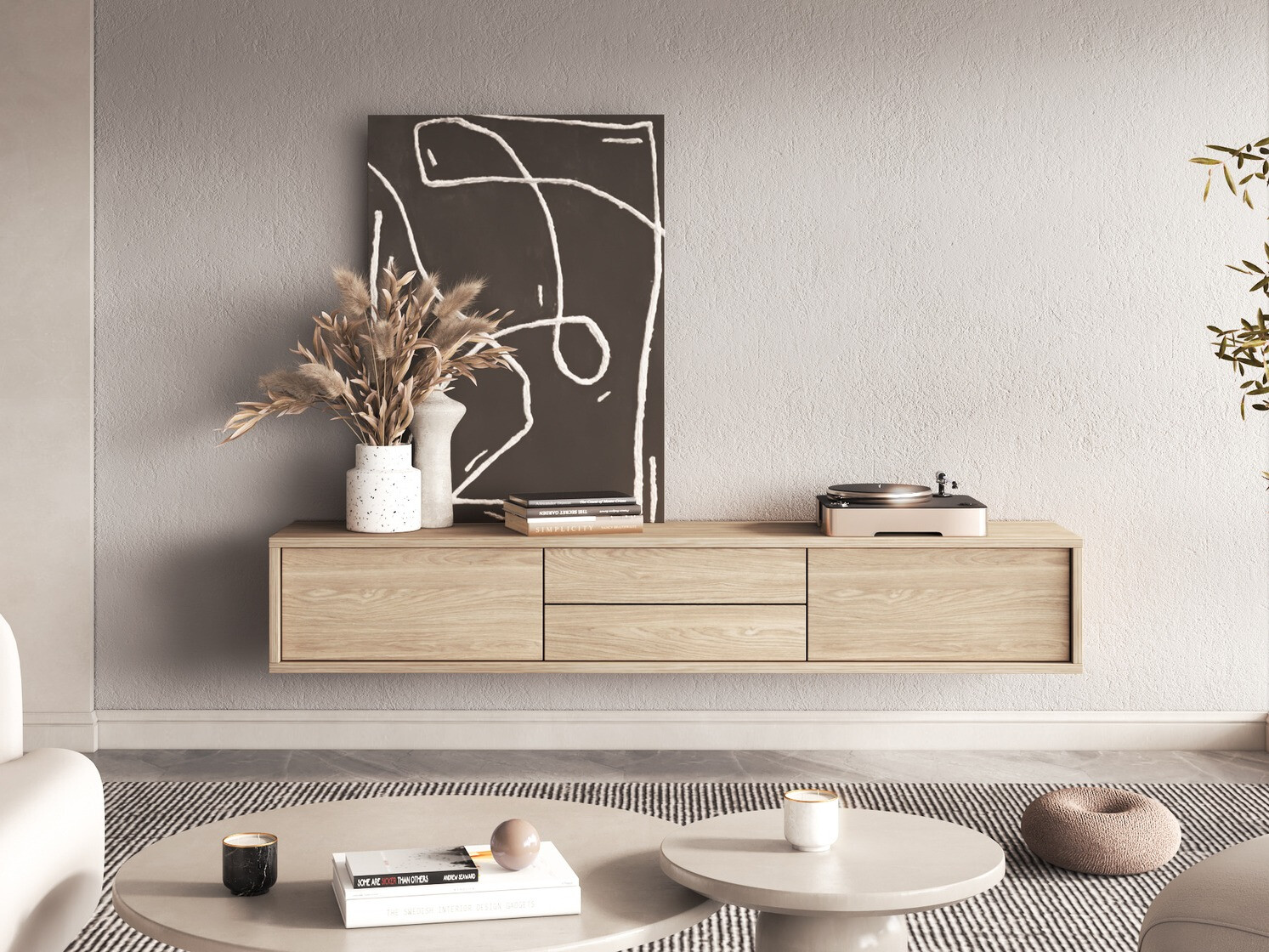 TV stand Austin 325 (Oak)