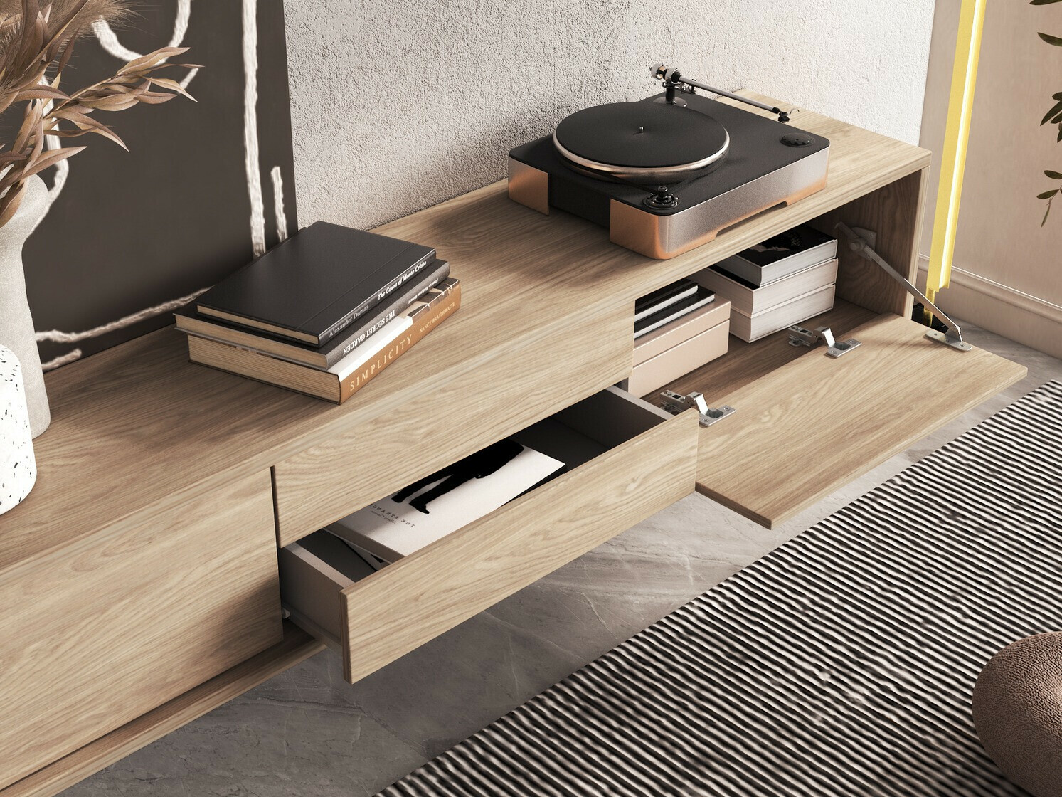 TV stand Austin 325 (Oak)