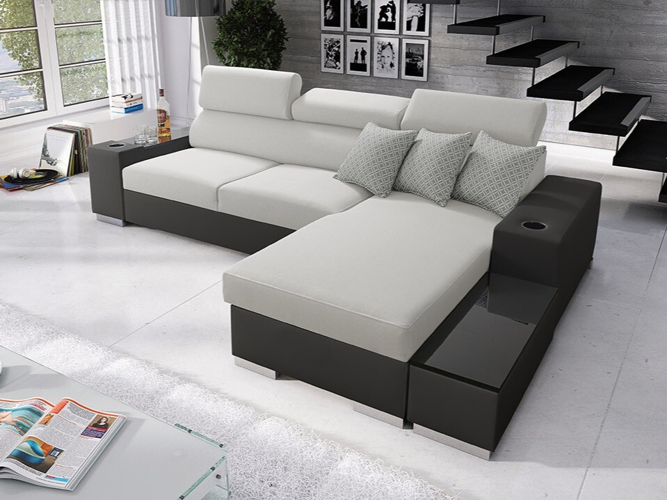 Corner sofa Pearland 103 (Soft 011 + Luxo 6601 + Evo 32)