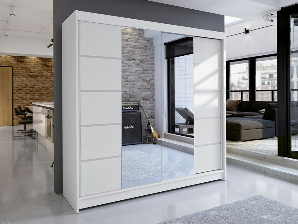 Wardrobe Closico Cavaris V (White)