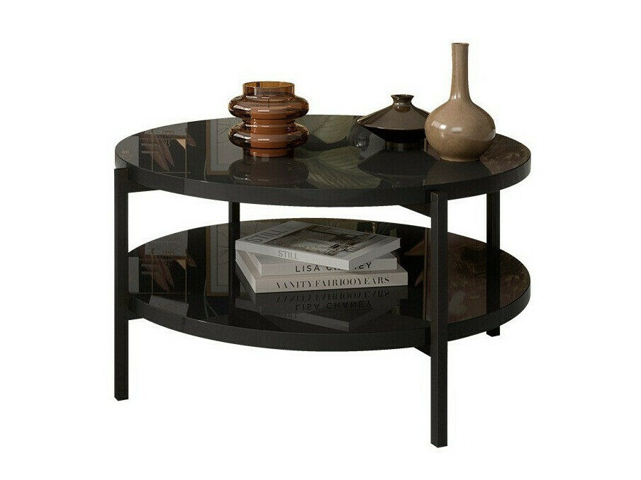 Coffee table Providence 177 (Glossy black + Black)