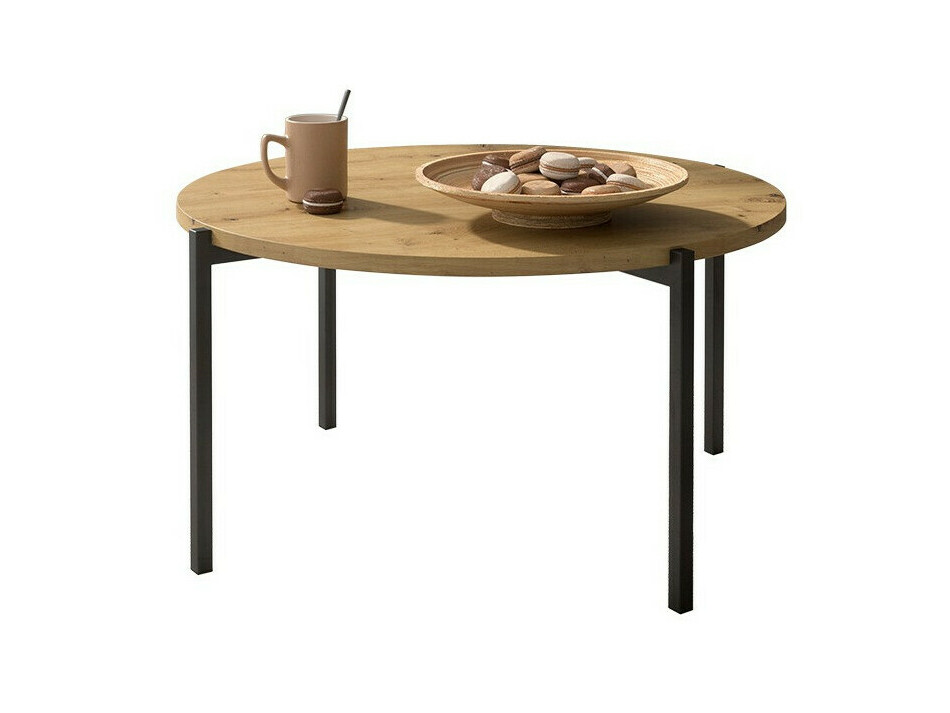 Coffee table Providence 180 (Artisan oak + Black)