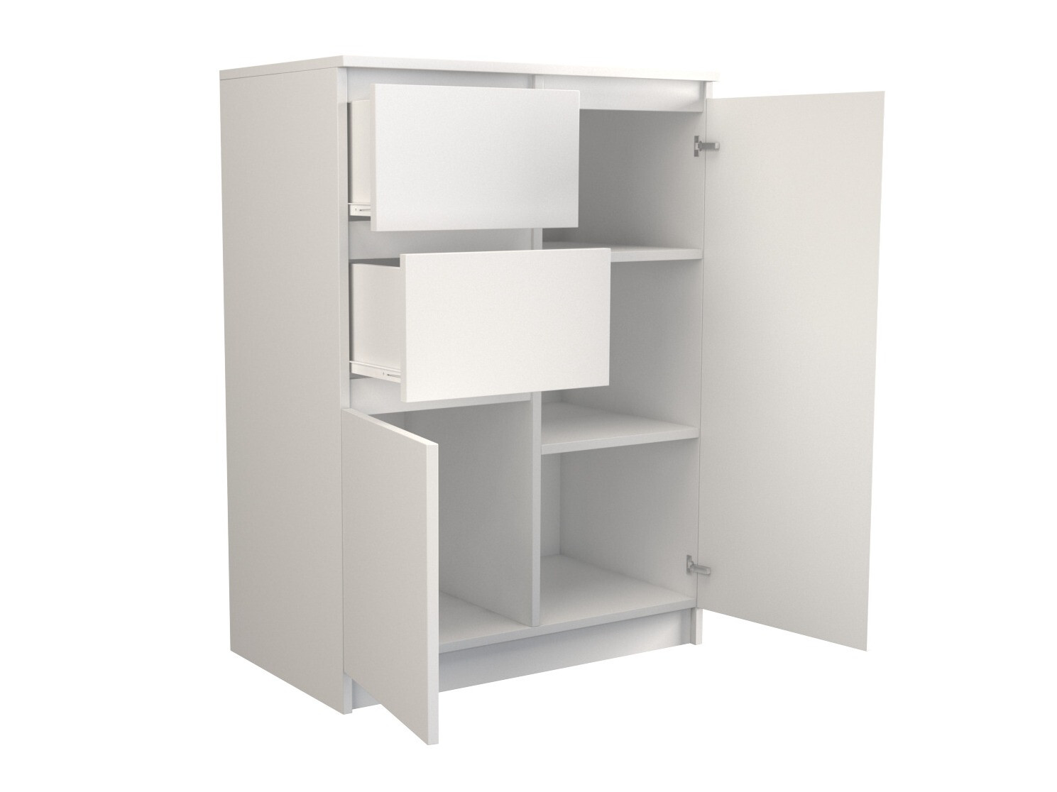 Chest of drawers Elbvelu 111 (White)