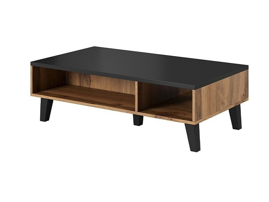 Coffee table Larfloi 101 (Wotan Oak + Black)