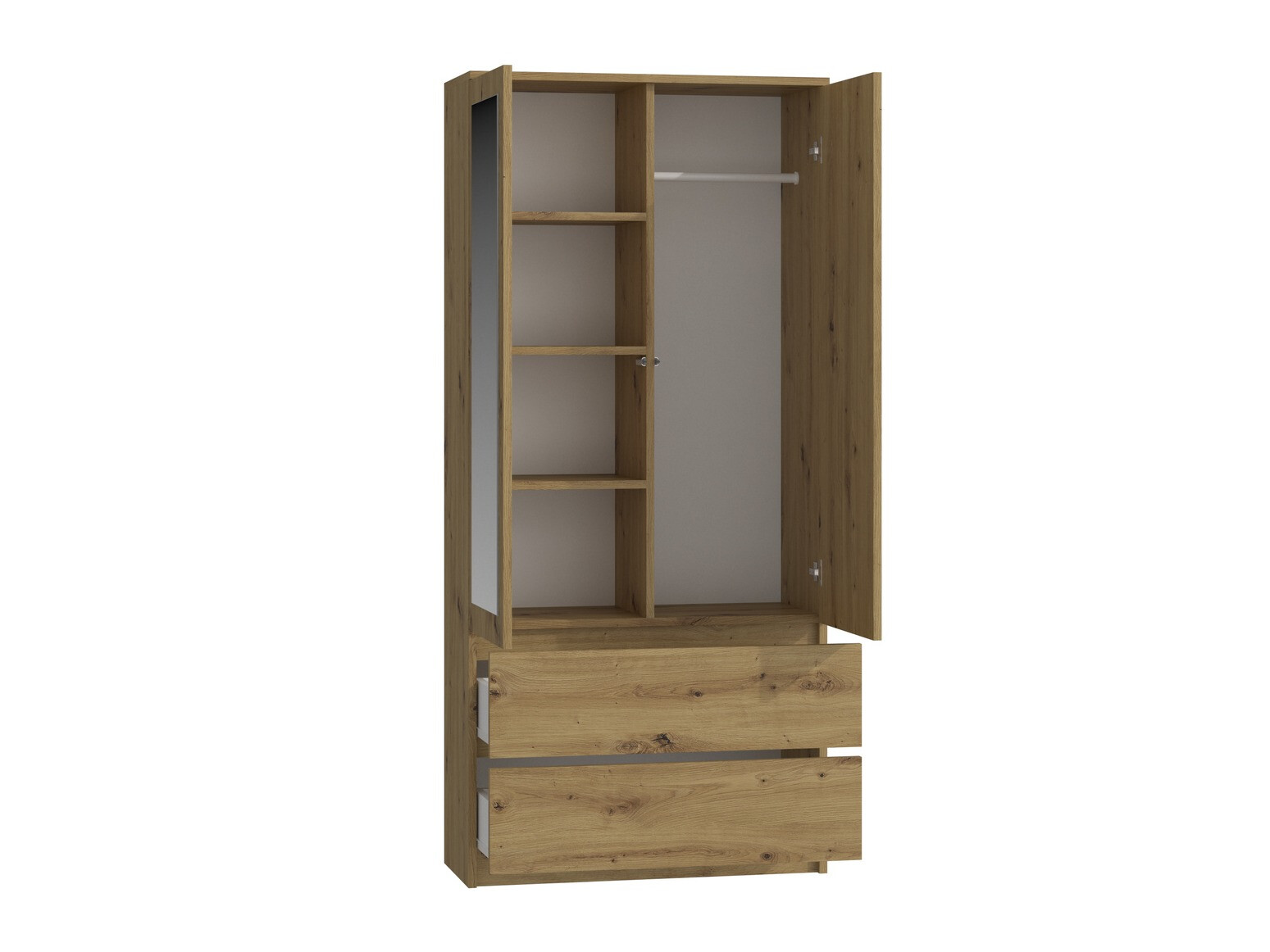 Wardrobe Elbvelu 116 (Artisan oak)