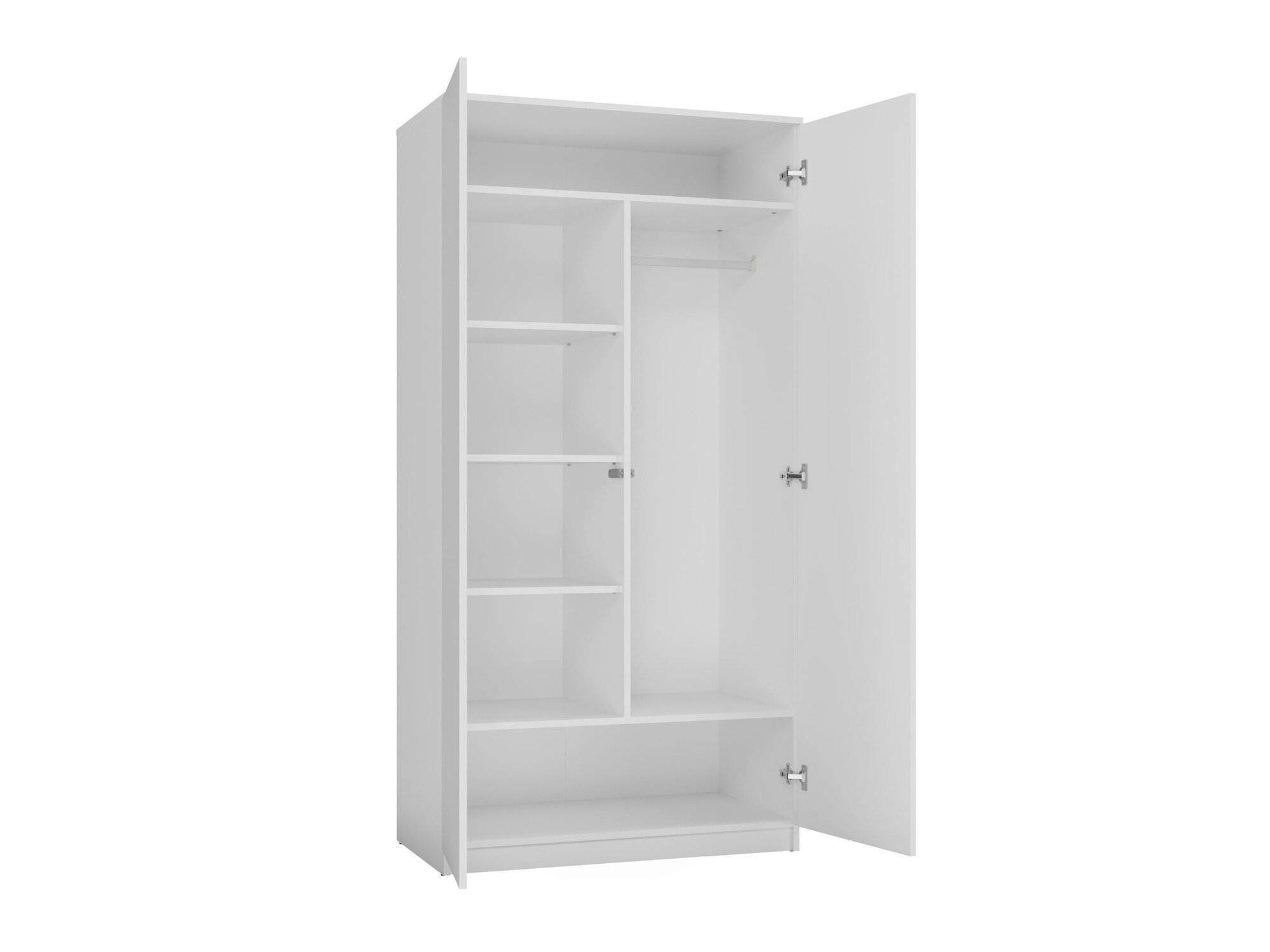 Wardrobe Elbvelu 117 (White)