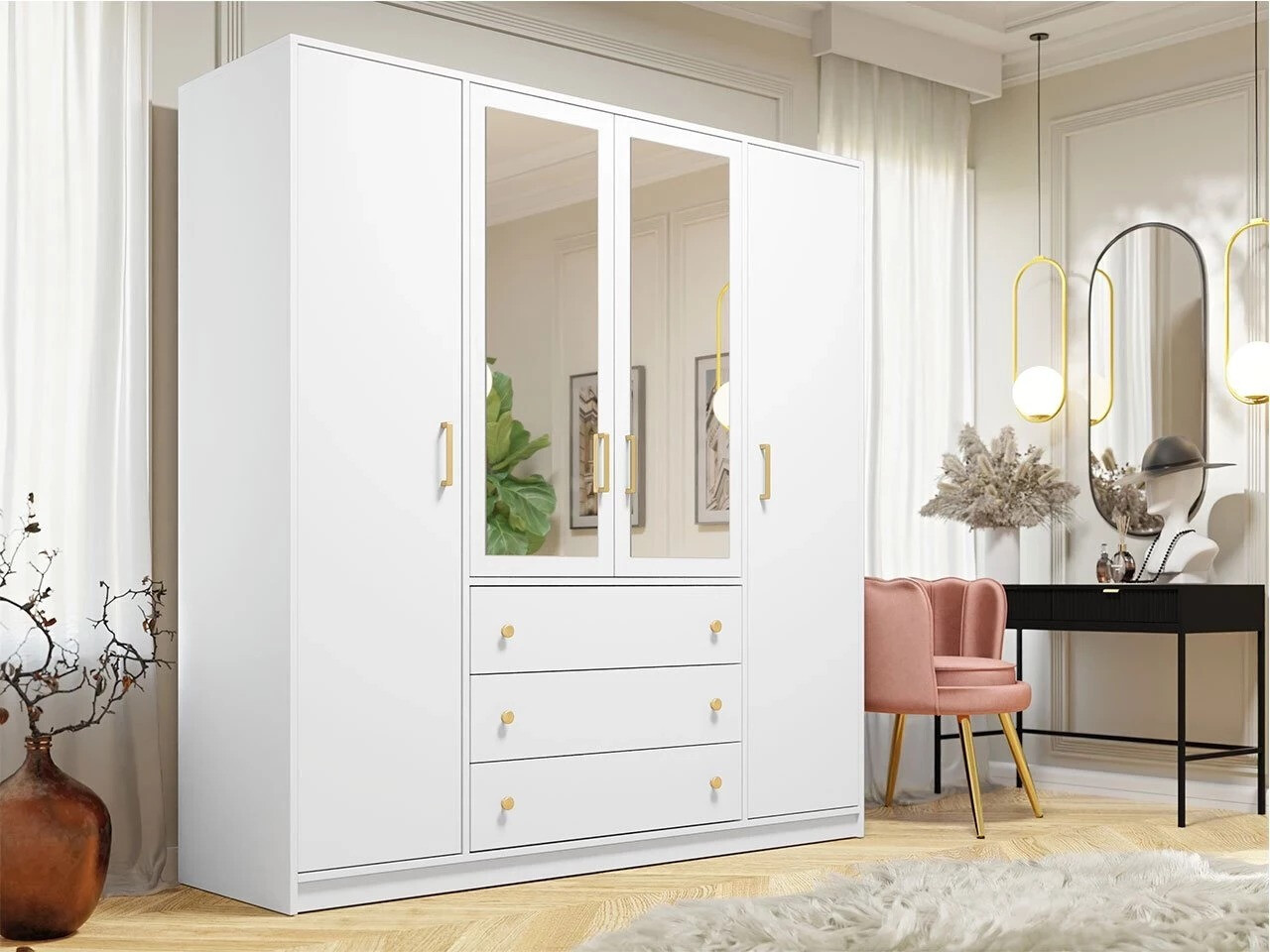 Wardrobe Musum (White)