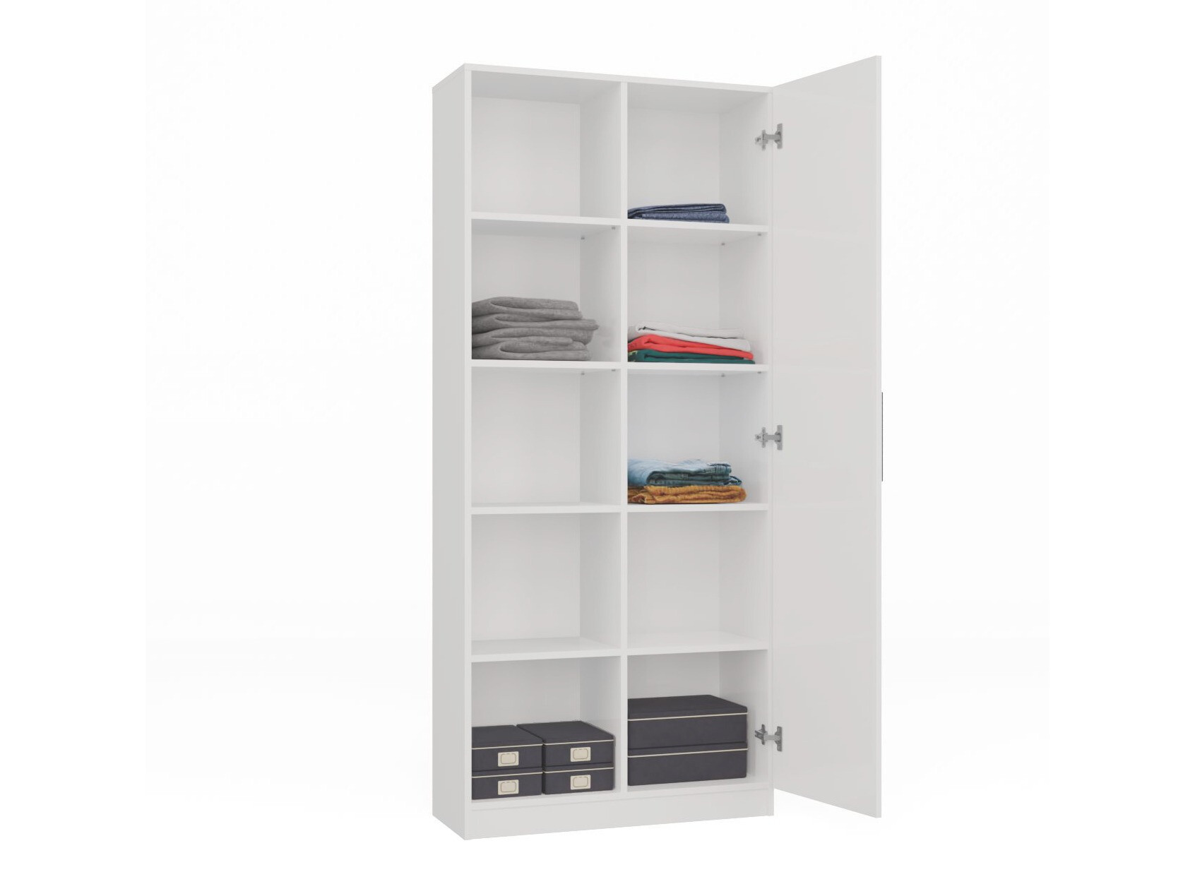 Bookcase Elbvelu 122 (White)