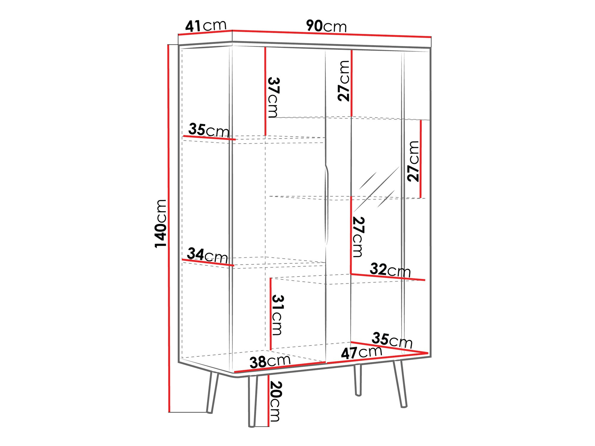 Bookcase Livetre 103