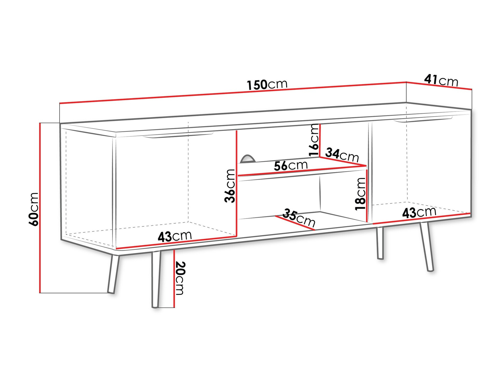 TV stand Livetre 101