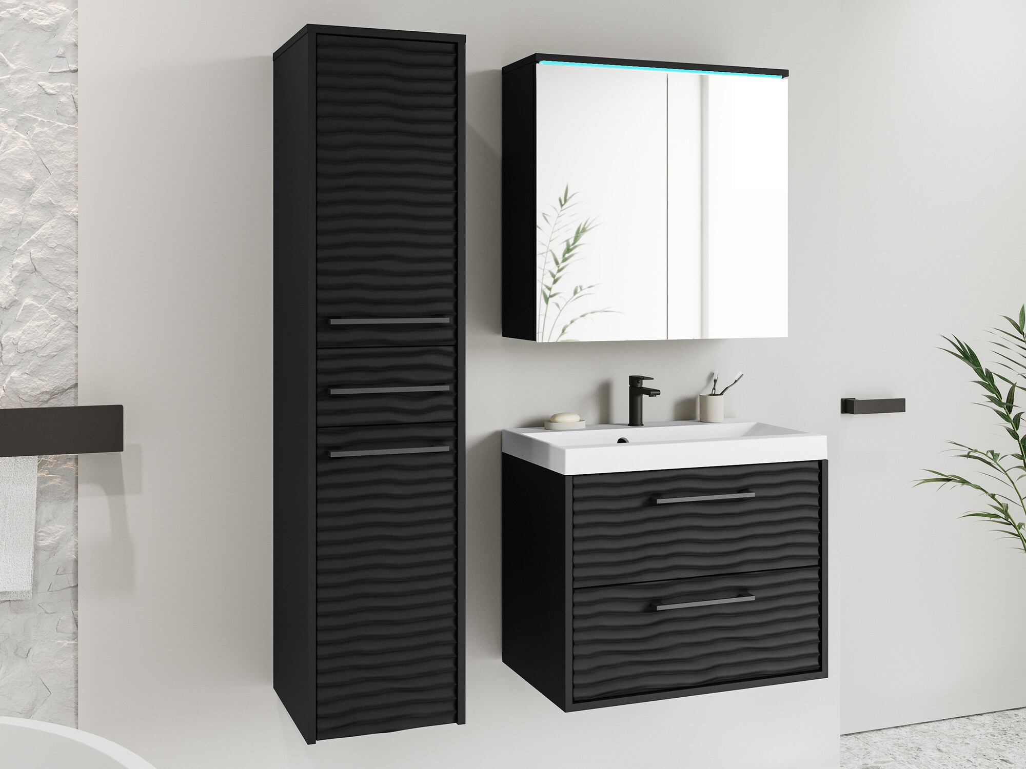 Bathroom set Sarasota 173 (Graphite)