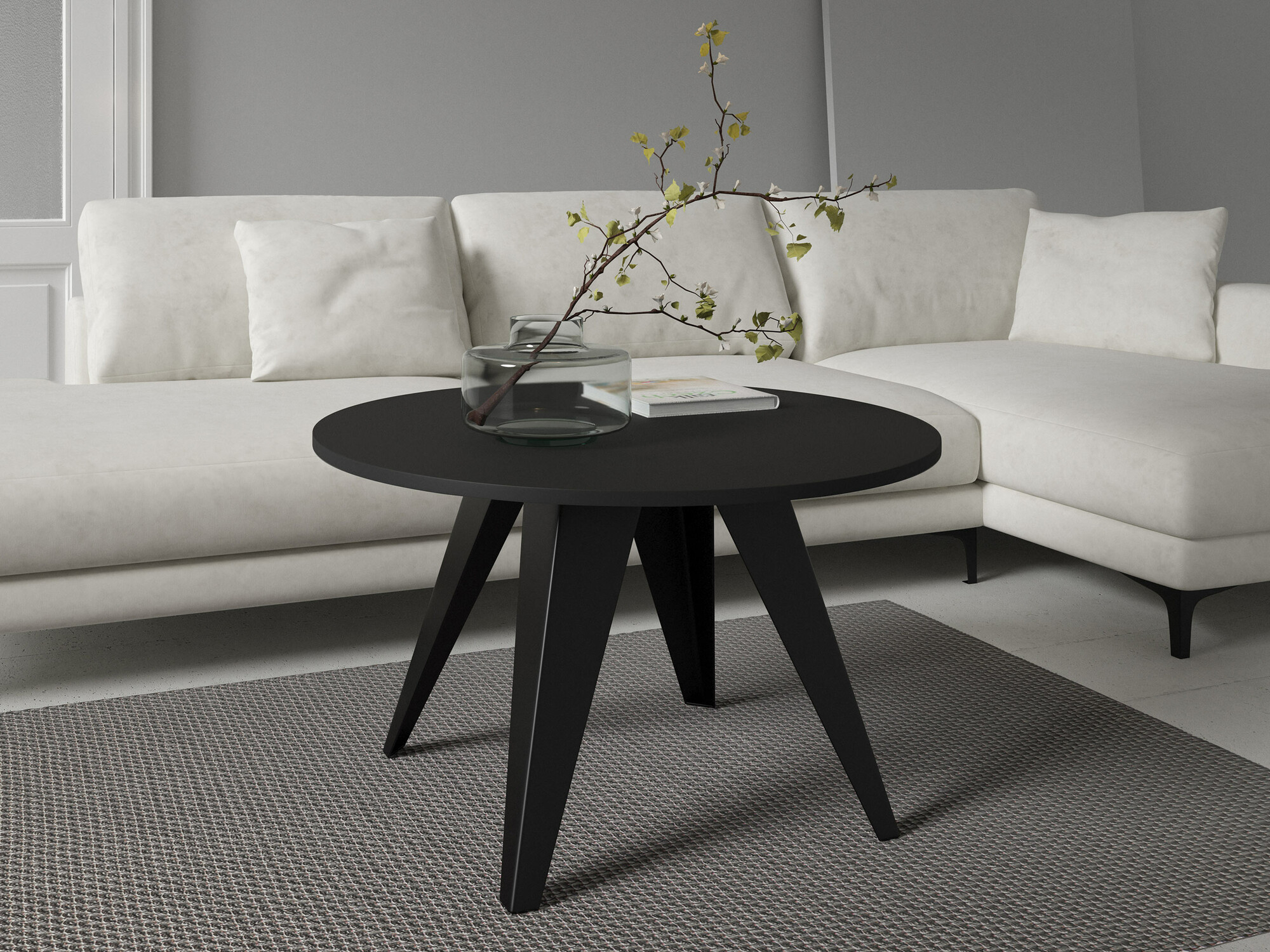 Coffee table Oswego 116 (Black)