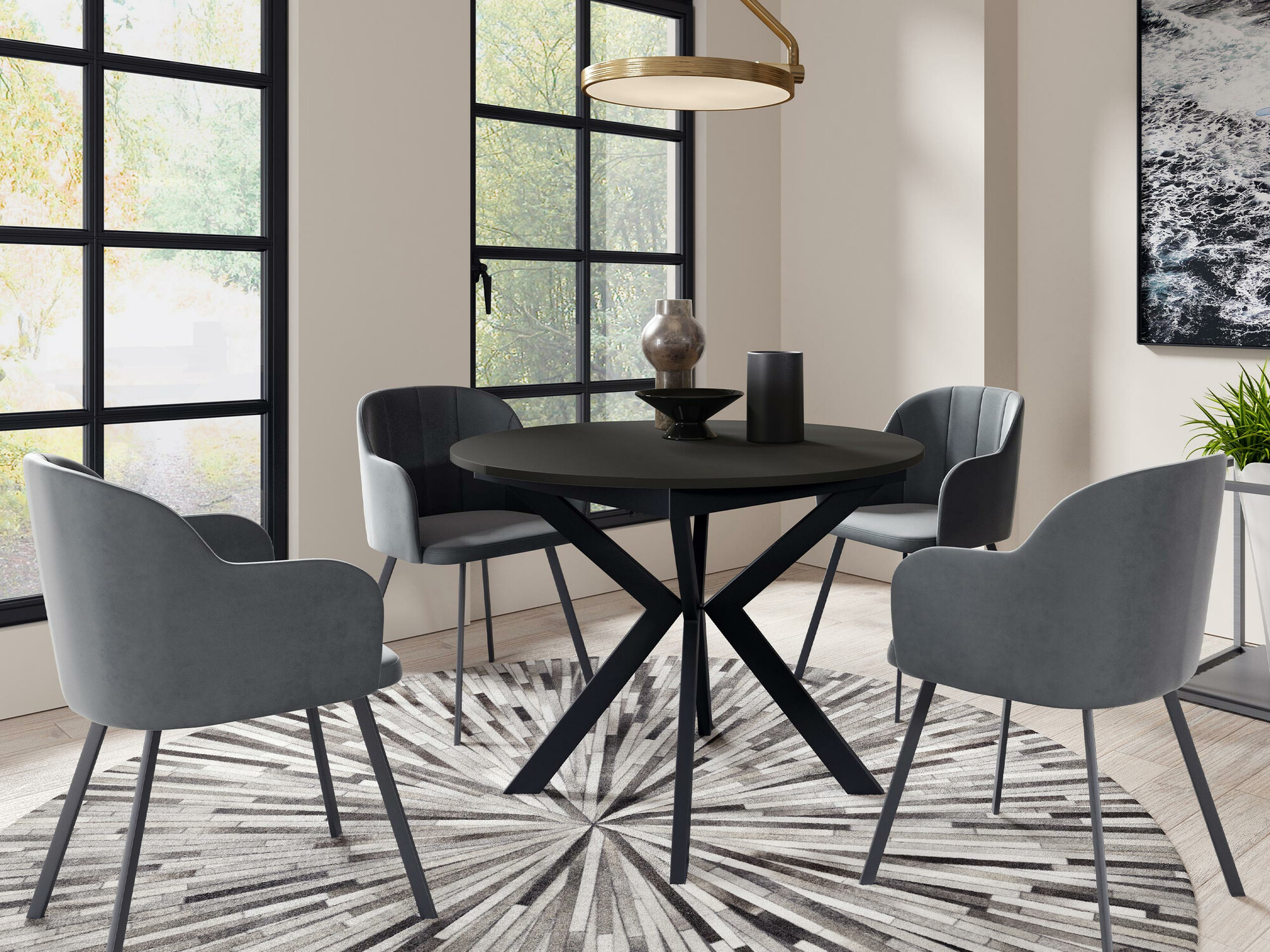 Table Oswego 112 (Black)