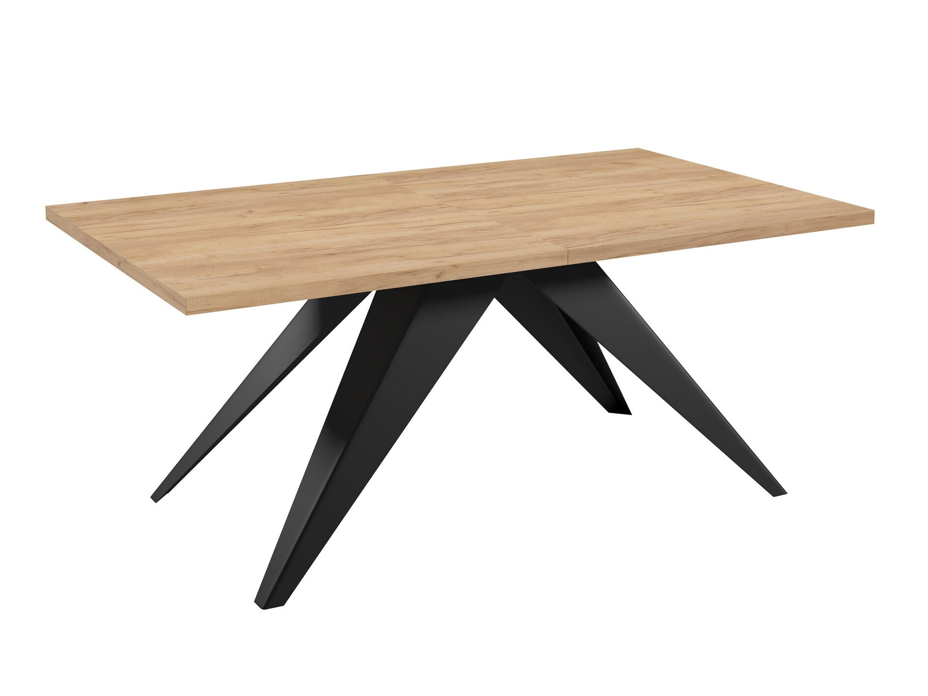 Table Oswego 113 (Black + Craft golden oak)