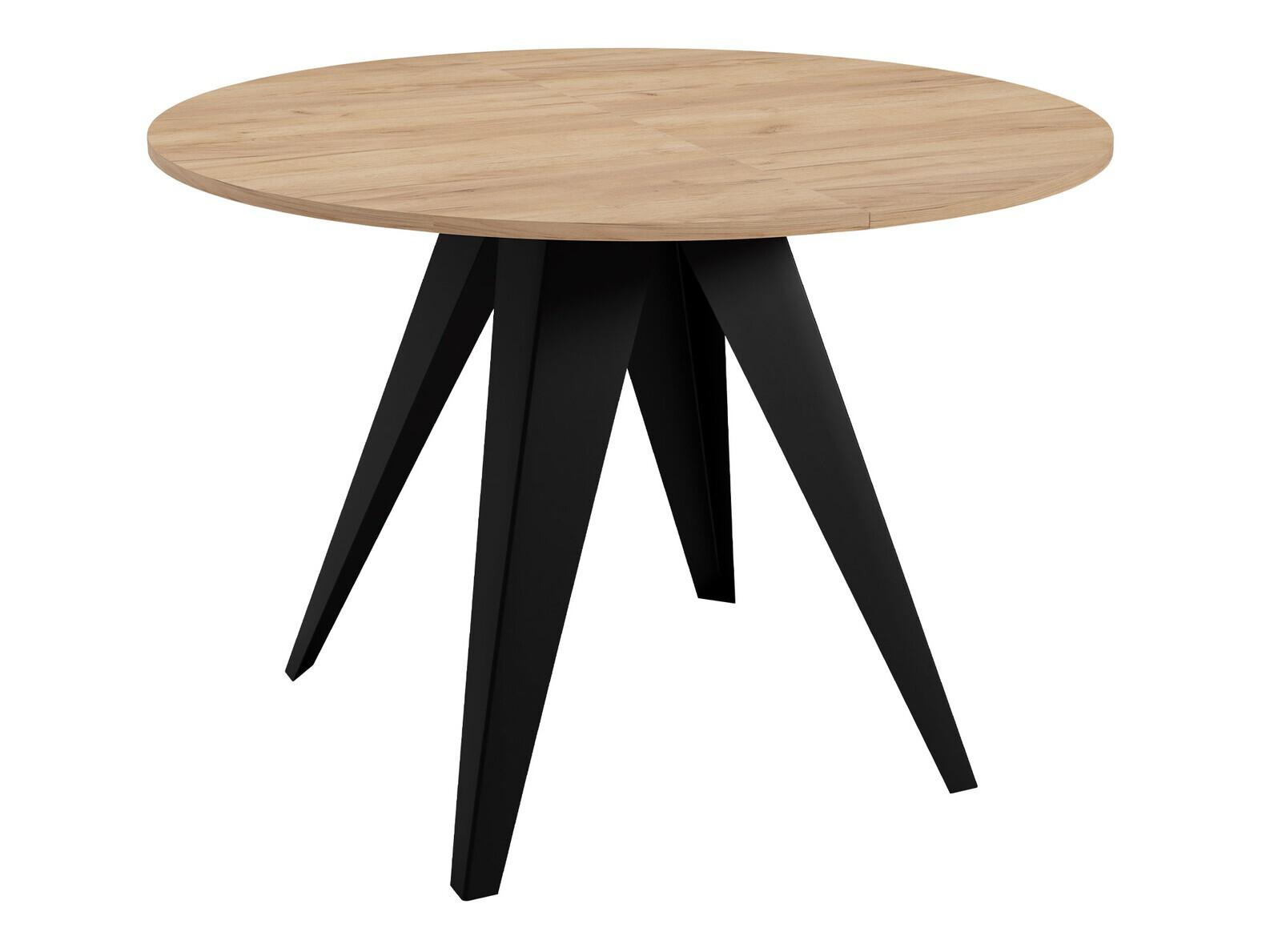 Table Oswego 114 (Black + Craft golden oak)