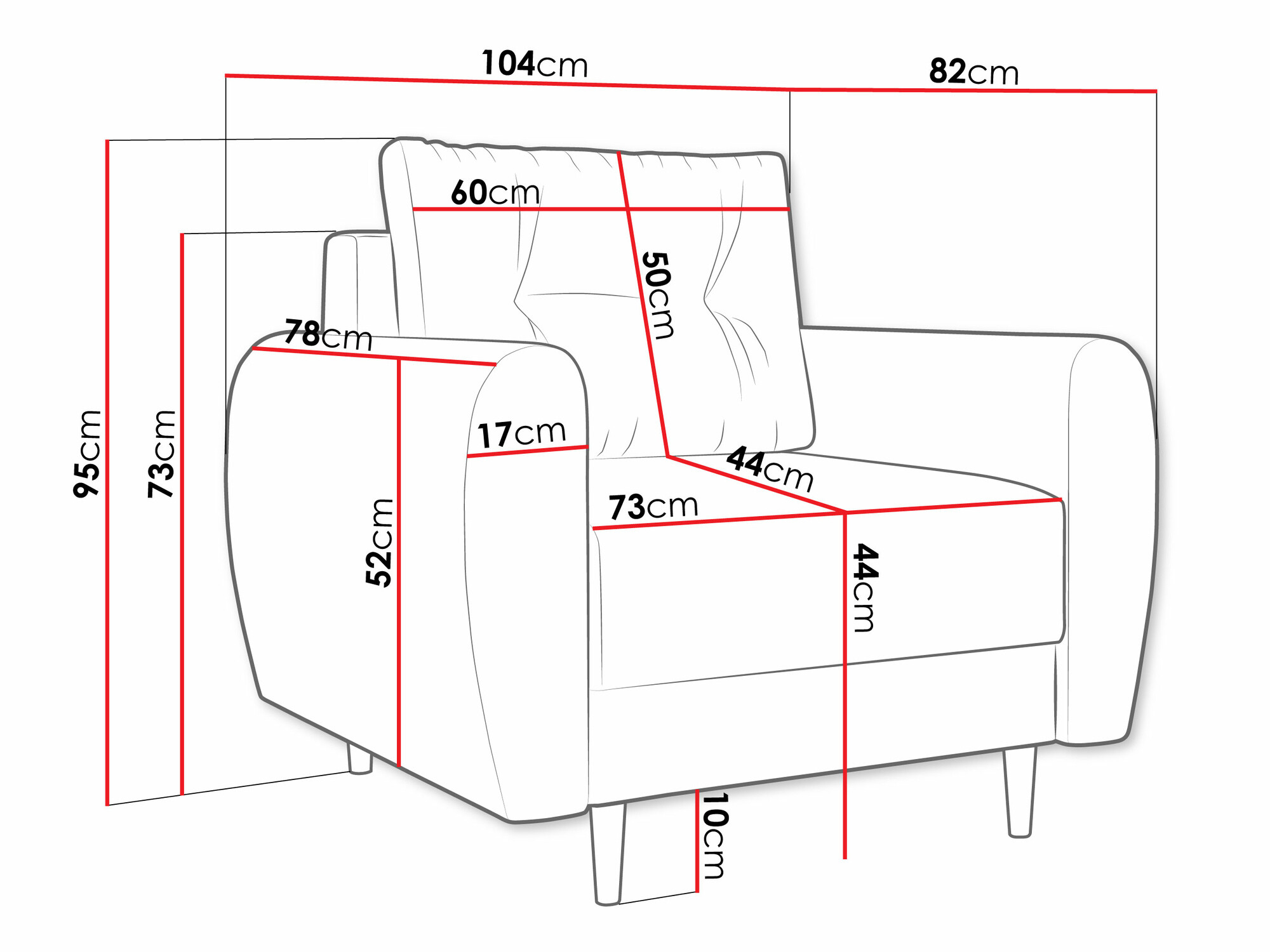 Armchair Memphis 144 (Itaka 14)