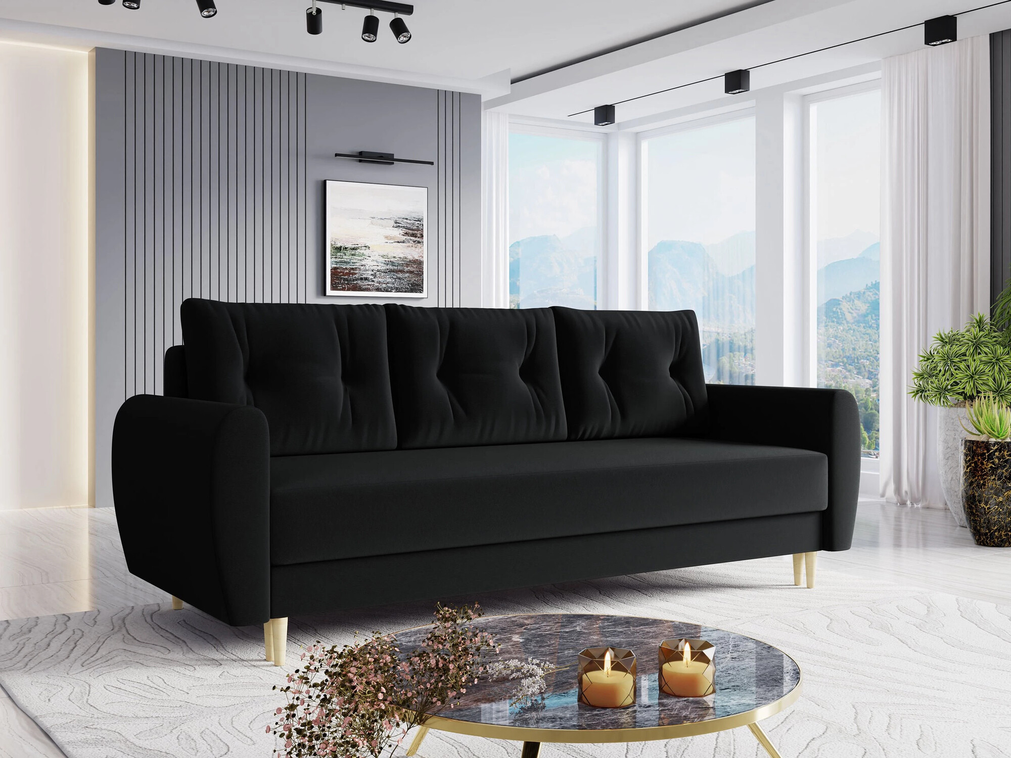 Sofa bed Memphis 143 (Itaka 15)