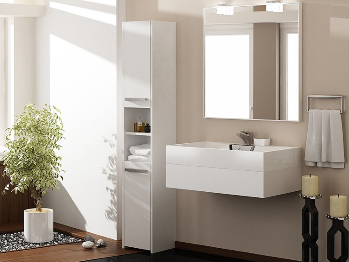 Standing bathroom cabinet Mandeville 248 (White)