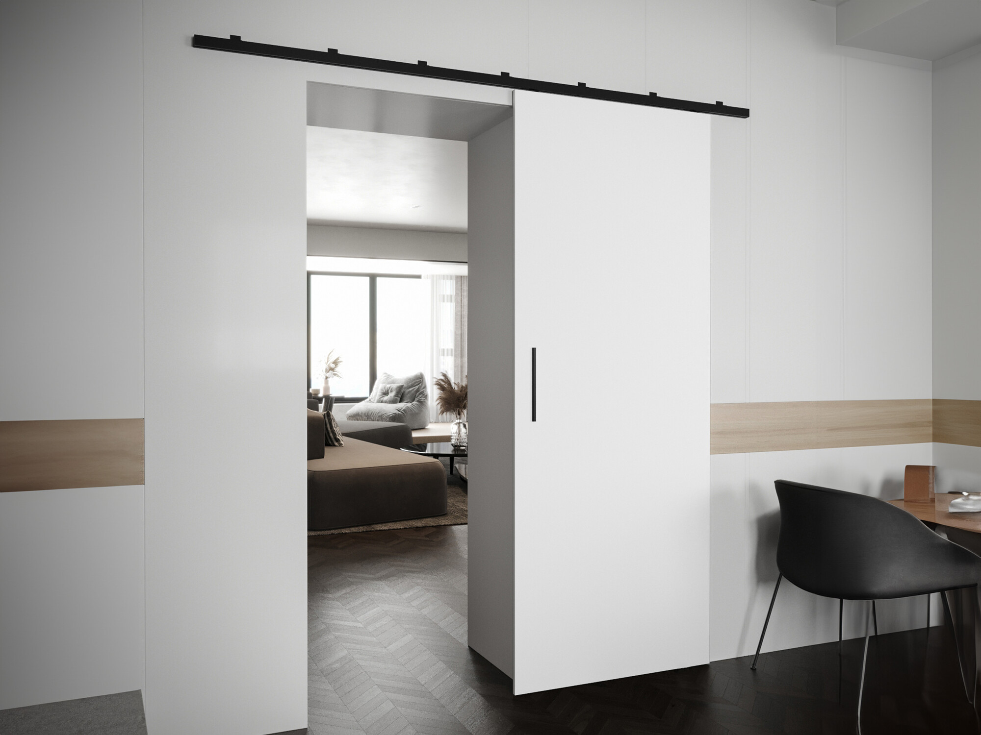 Sliding door Hartford 489 (White)