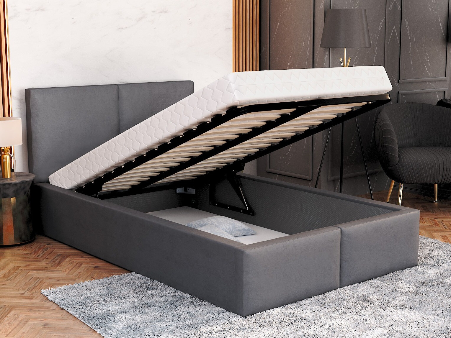 Bed Fairfield 109 (Graphite)