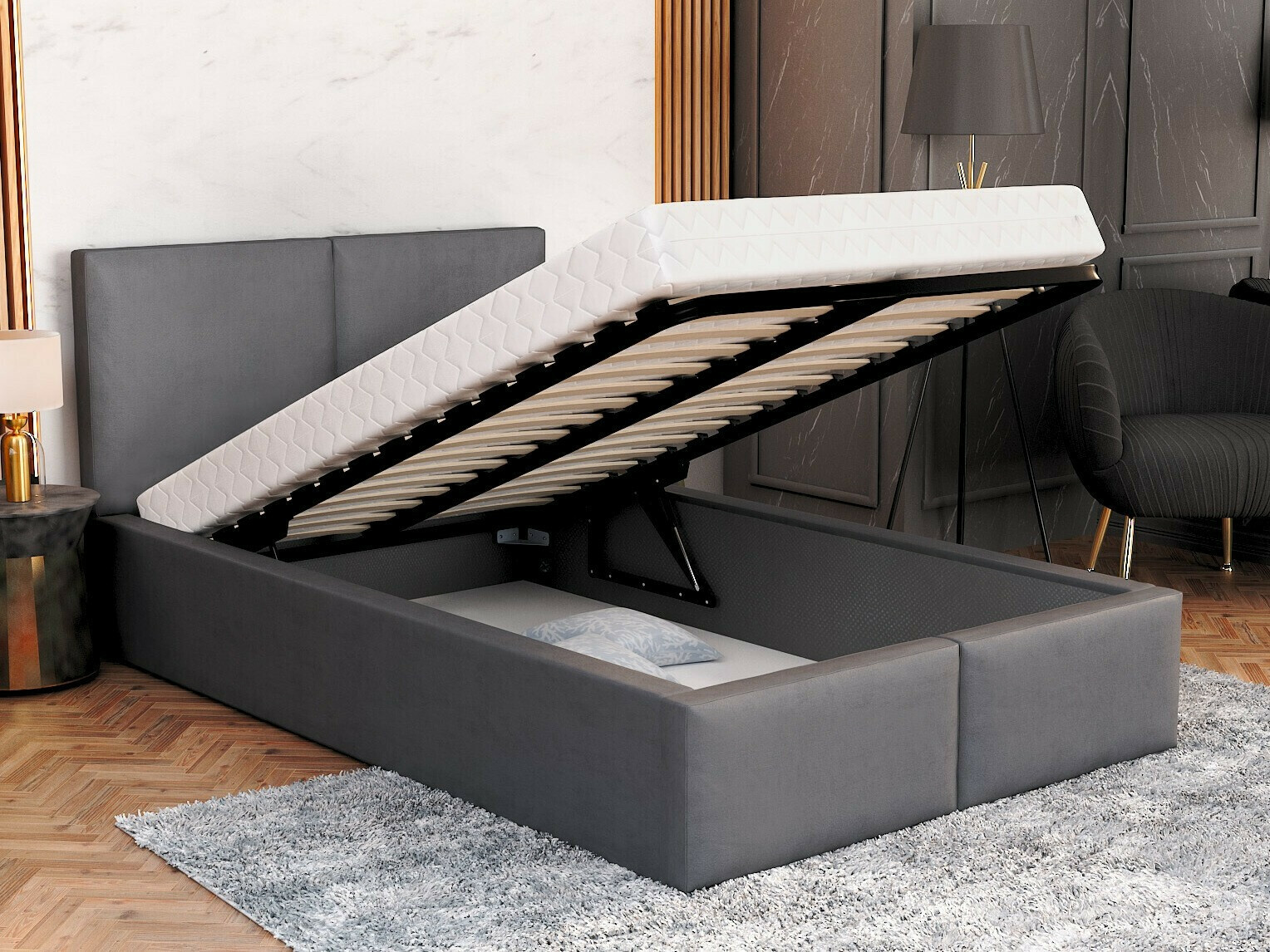 Bed Fairfield 109 (Graphite)