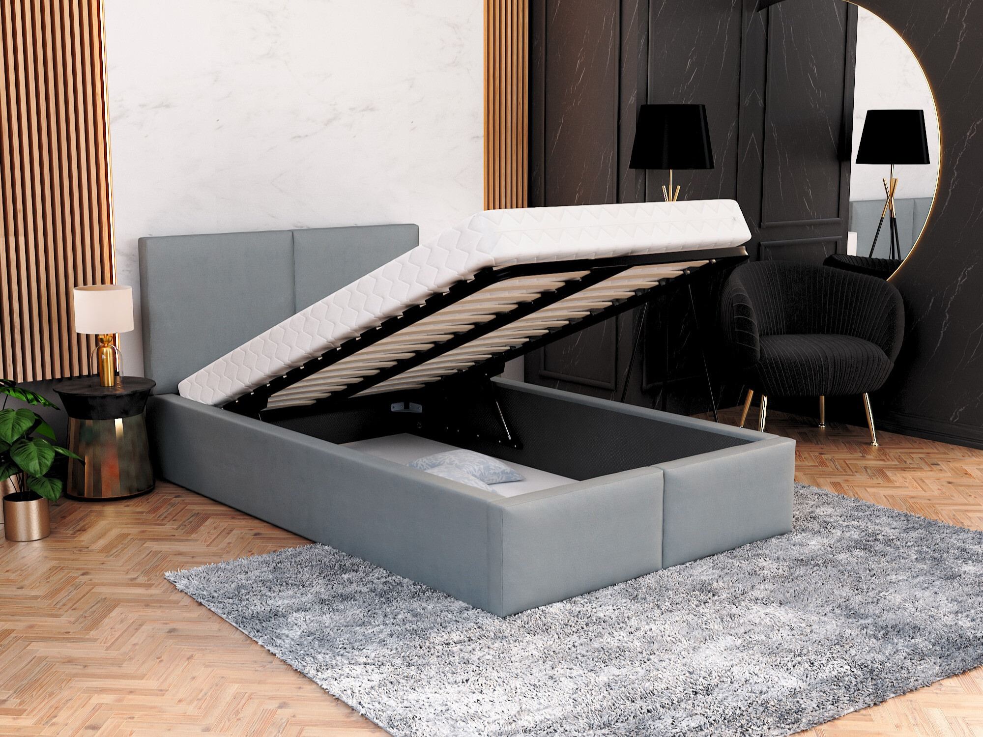 Bed Fairfield 109 (Grey)