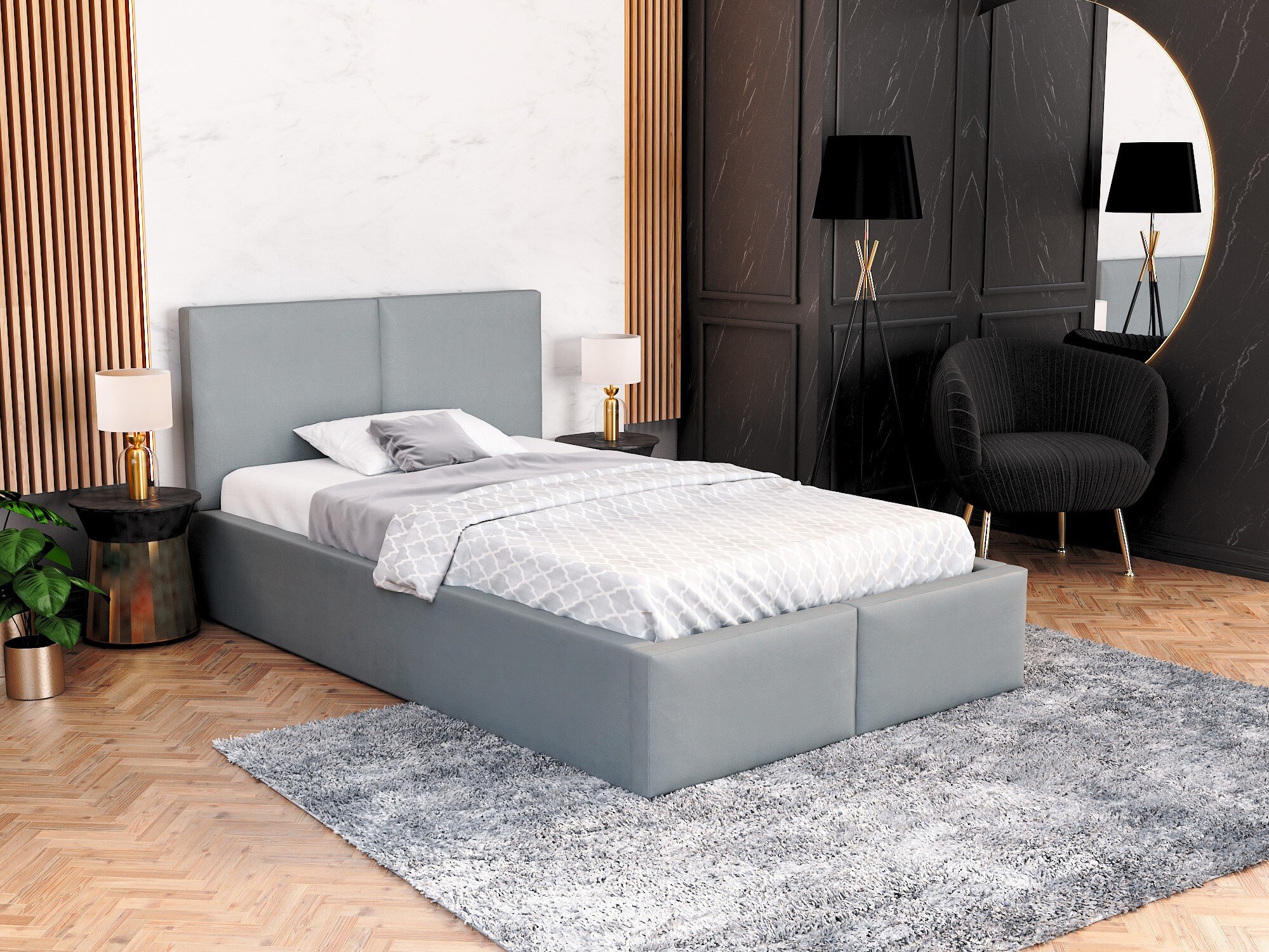 Bed Fairfield 109 (Grey)