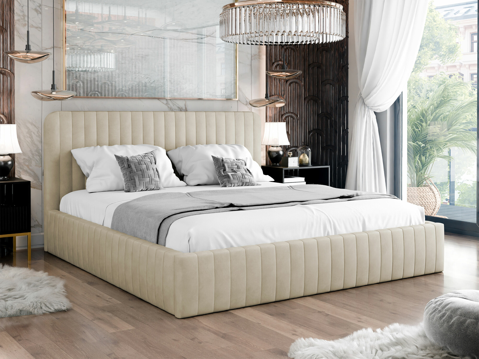 Bed TrendyNest Caprion (Velluto 02)
