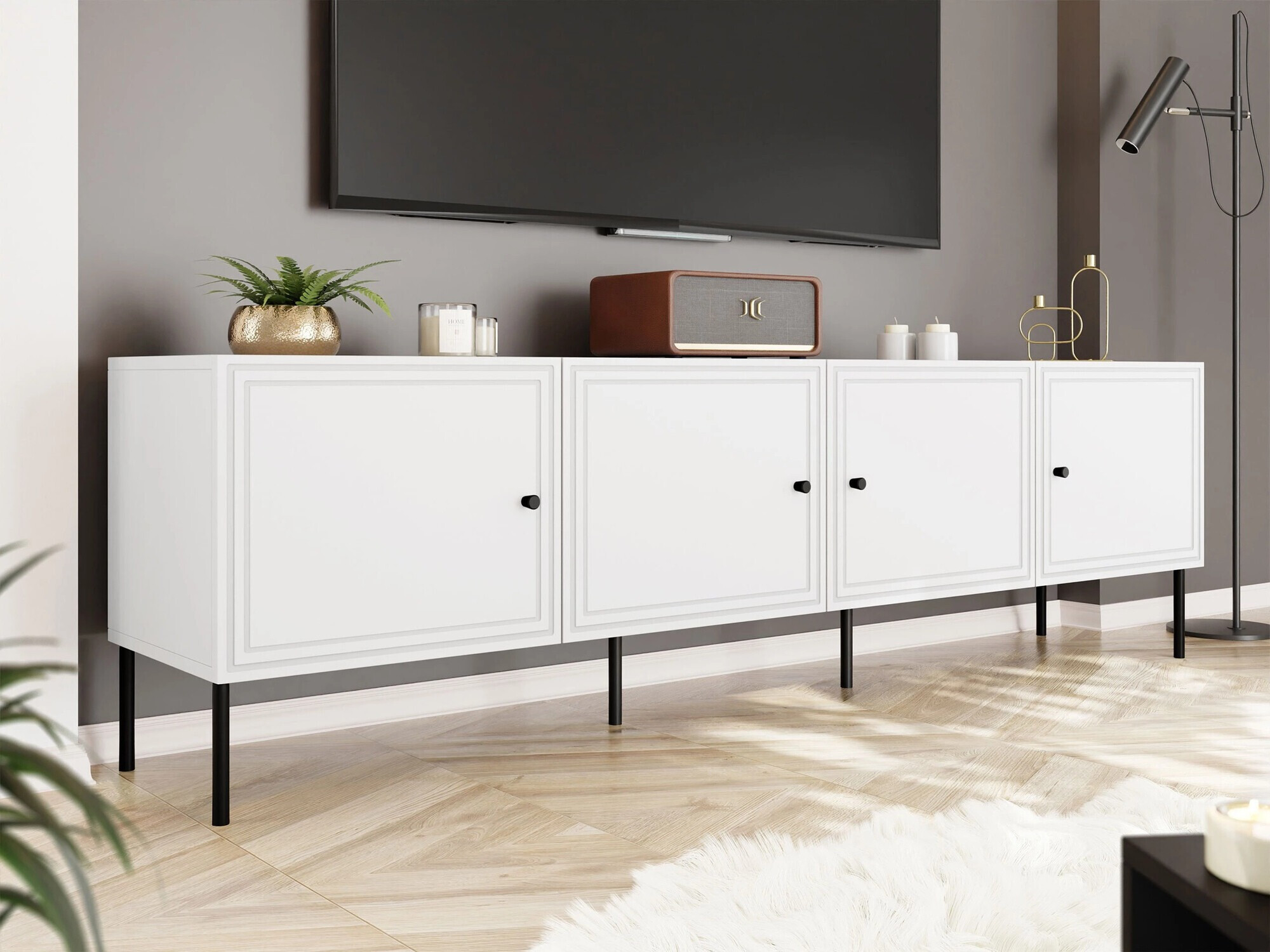 TV stand Celra I (White)