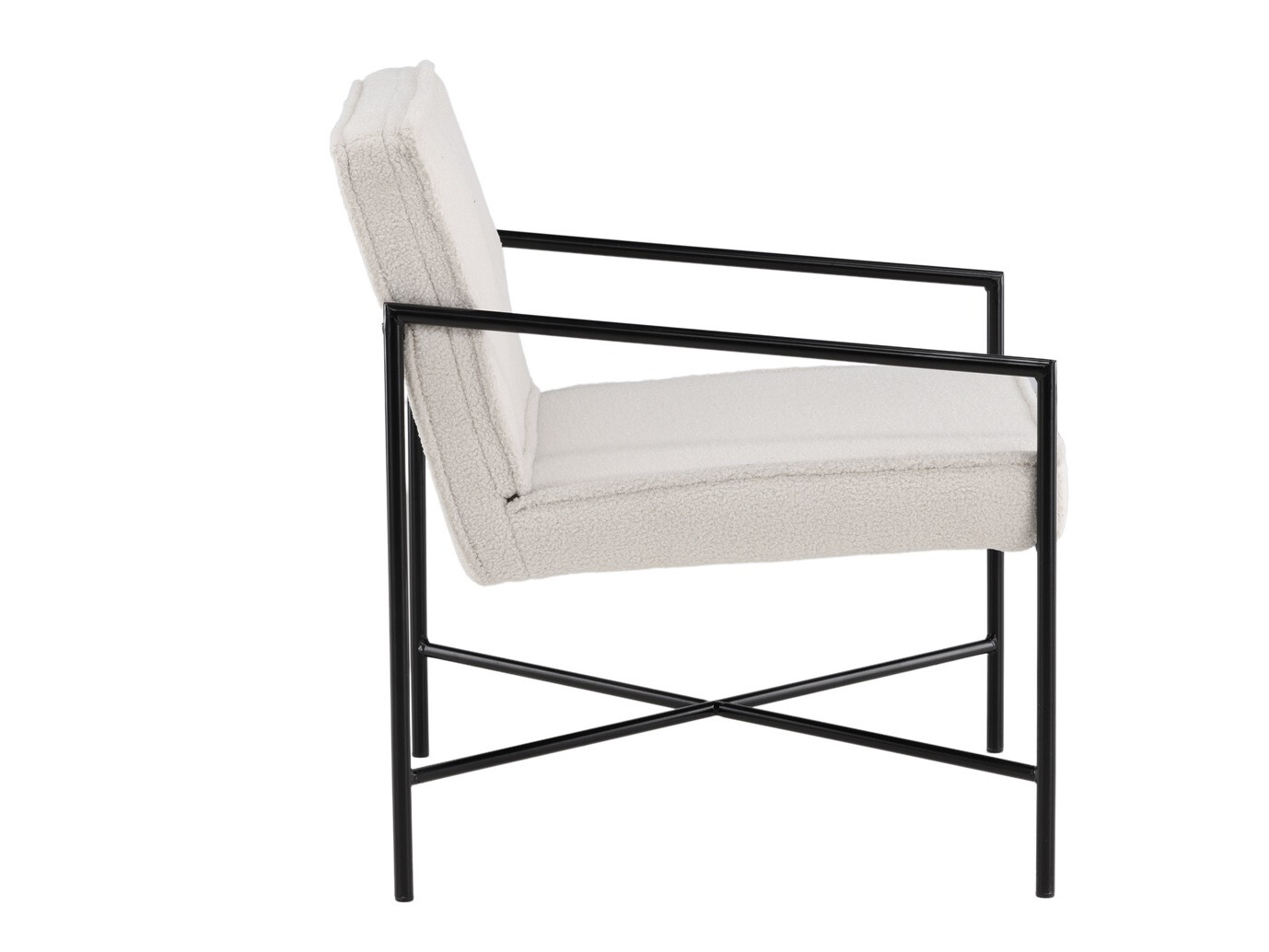 Armchair Dallas 1707 (Cream + Black)