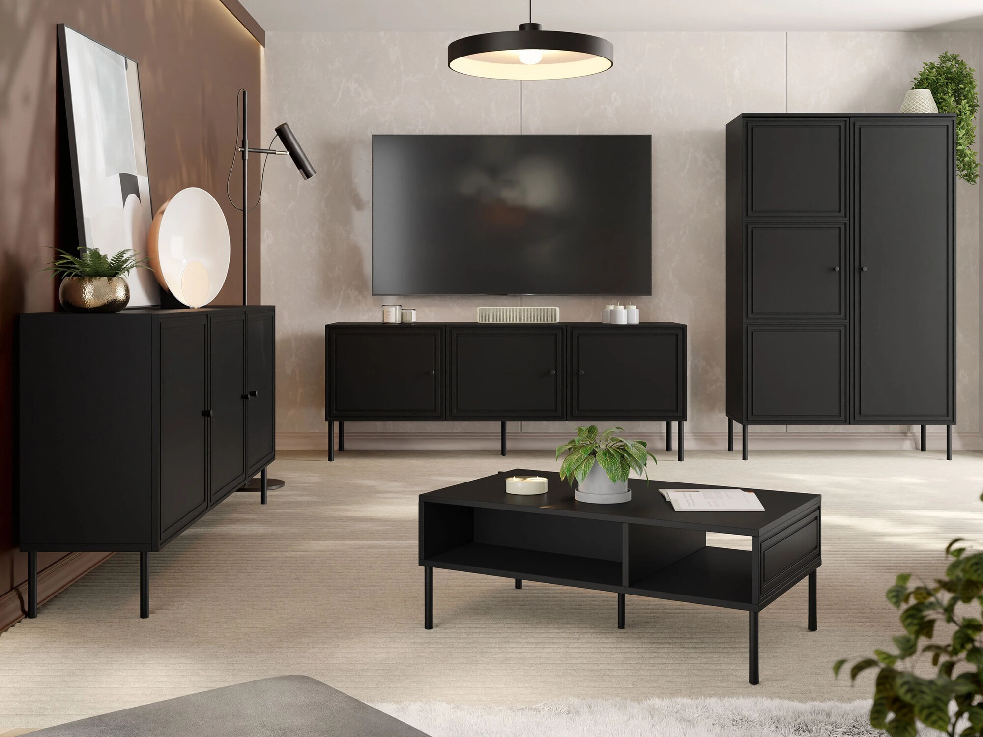 Bookcase Celra (Black)