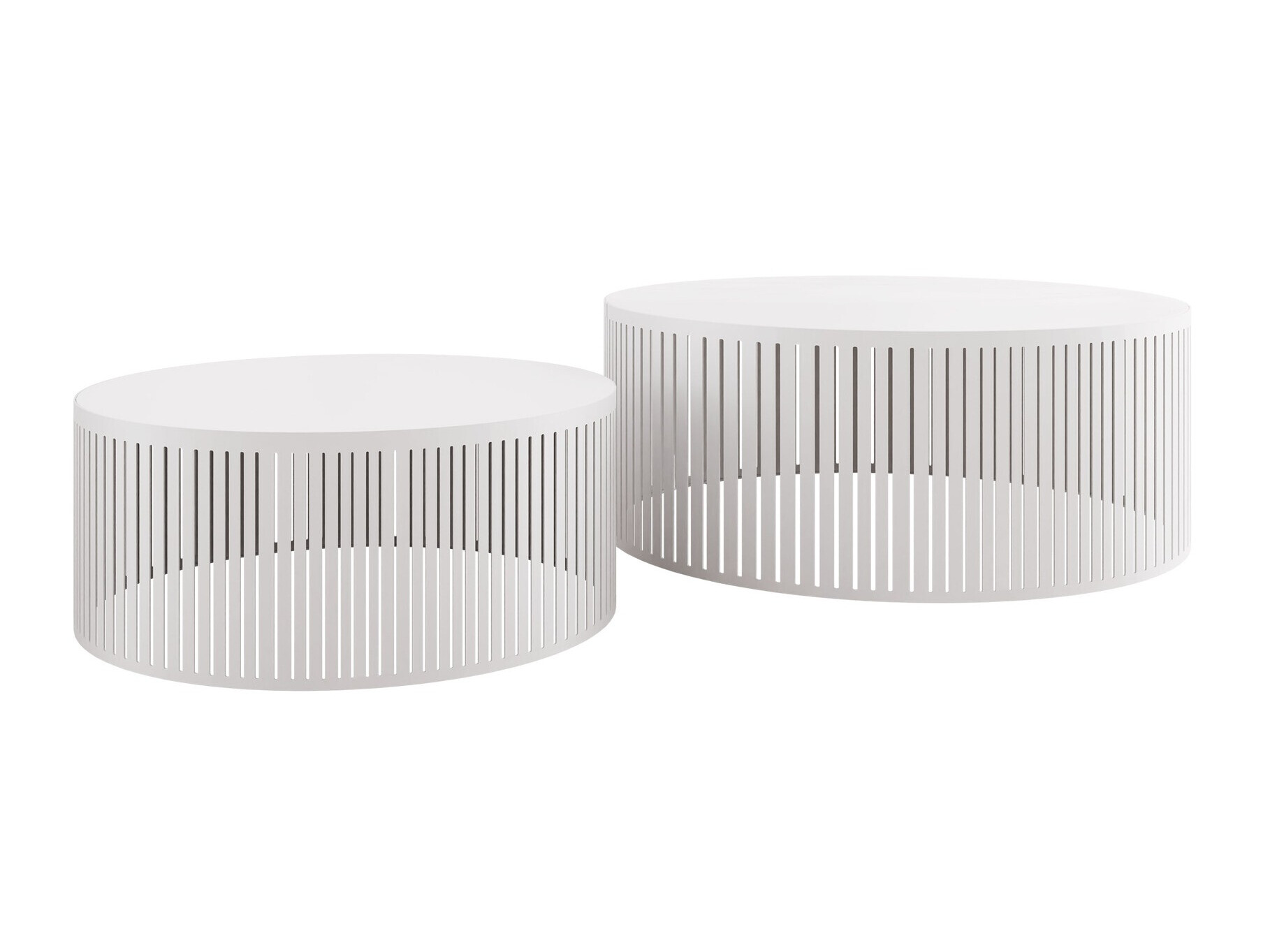 Nest of coffee tables Prunis (White)