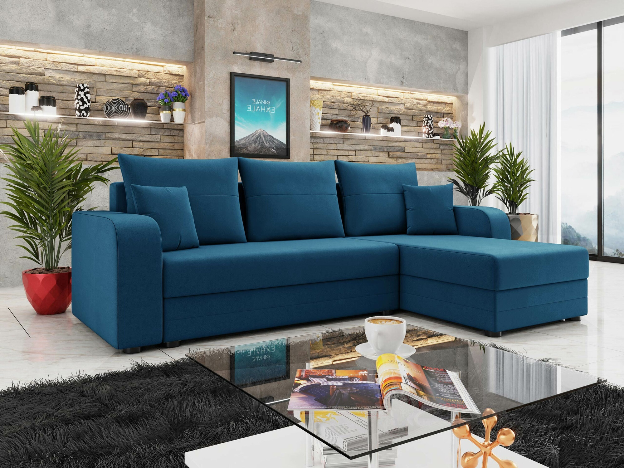 Corner sofa Memphis 112 (Manila 26)