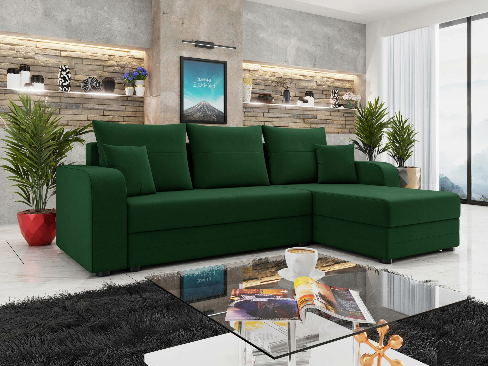 Corner sofa Memphis 112 (Manila 35)