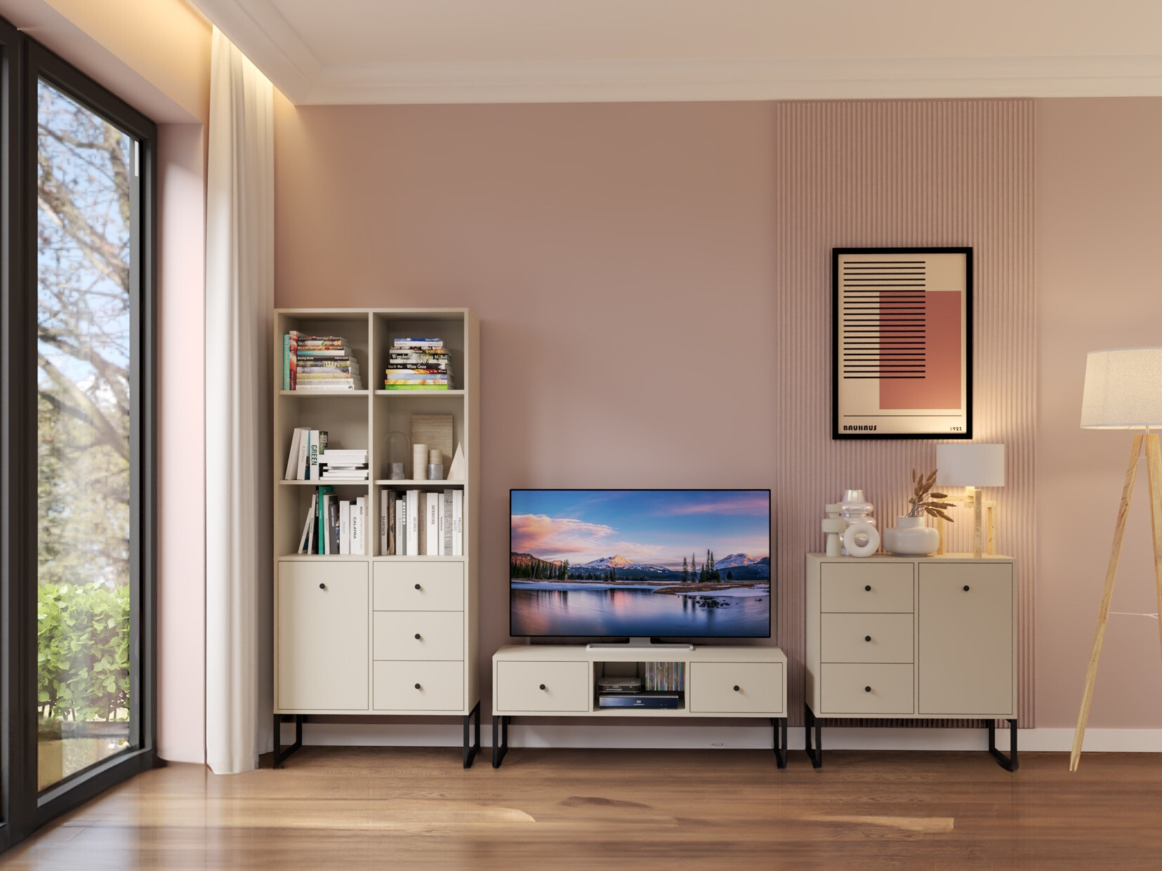 Chest of drawers Dalferi 101 (Cashmere)