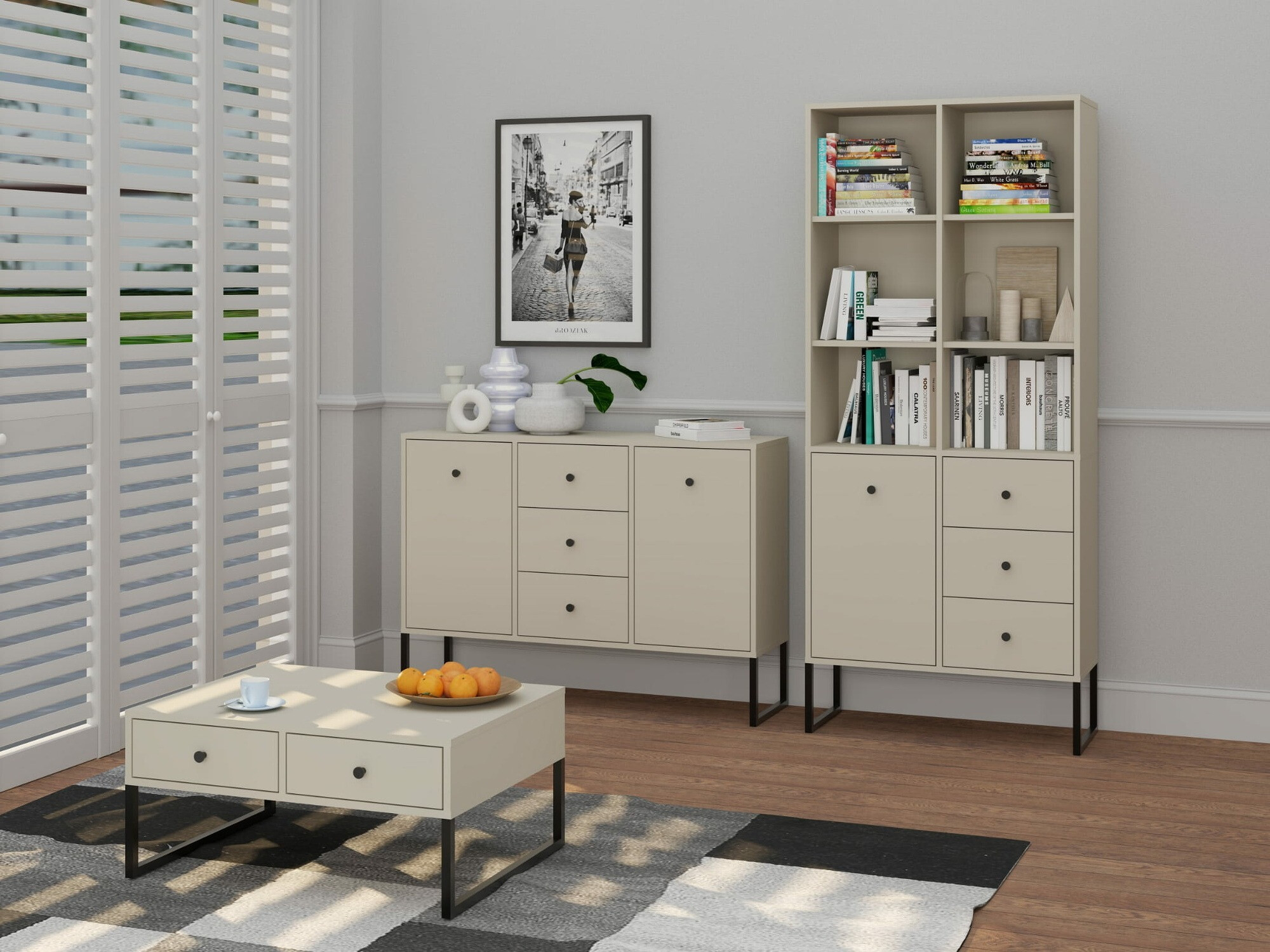 Chest of drawers Dalferi 103 (Cashmere)