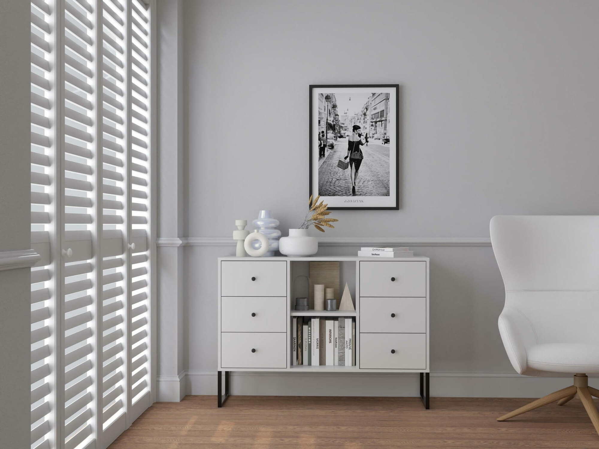 Chest of drawers Dalferi 104 (White)