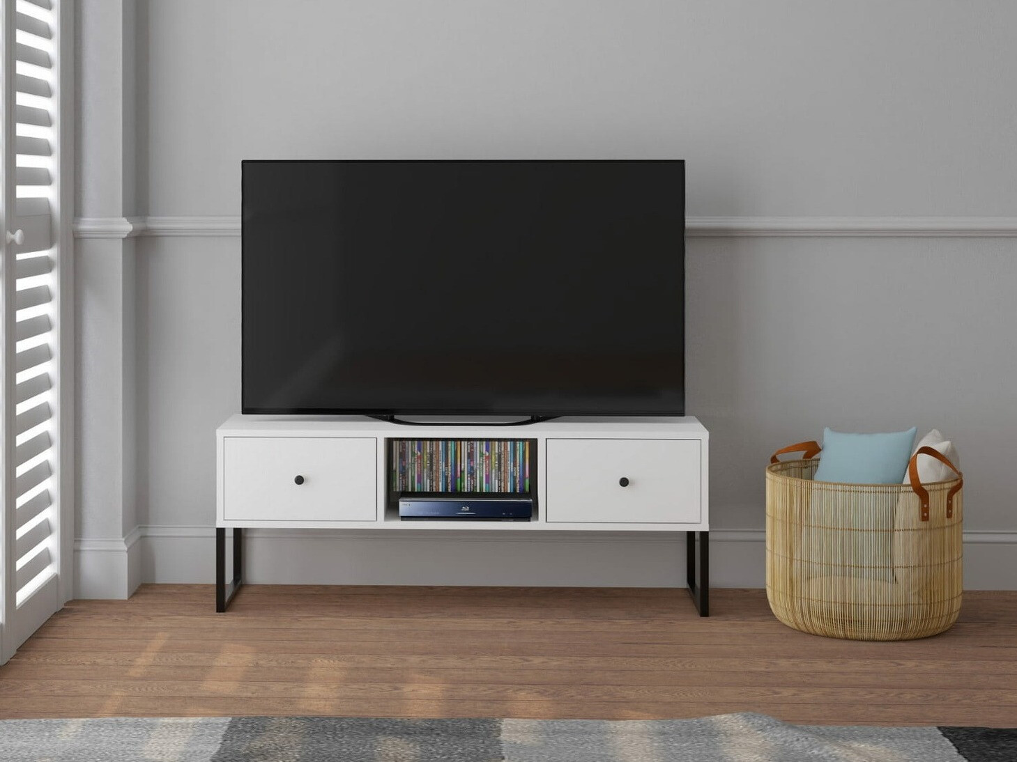 TV stand Dalferi 106 (White)