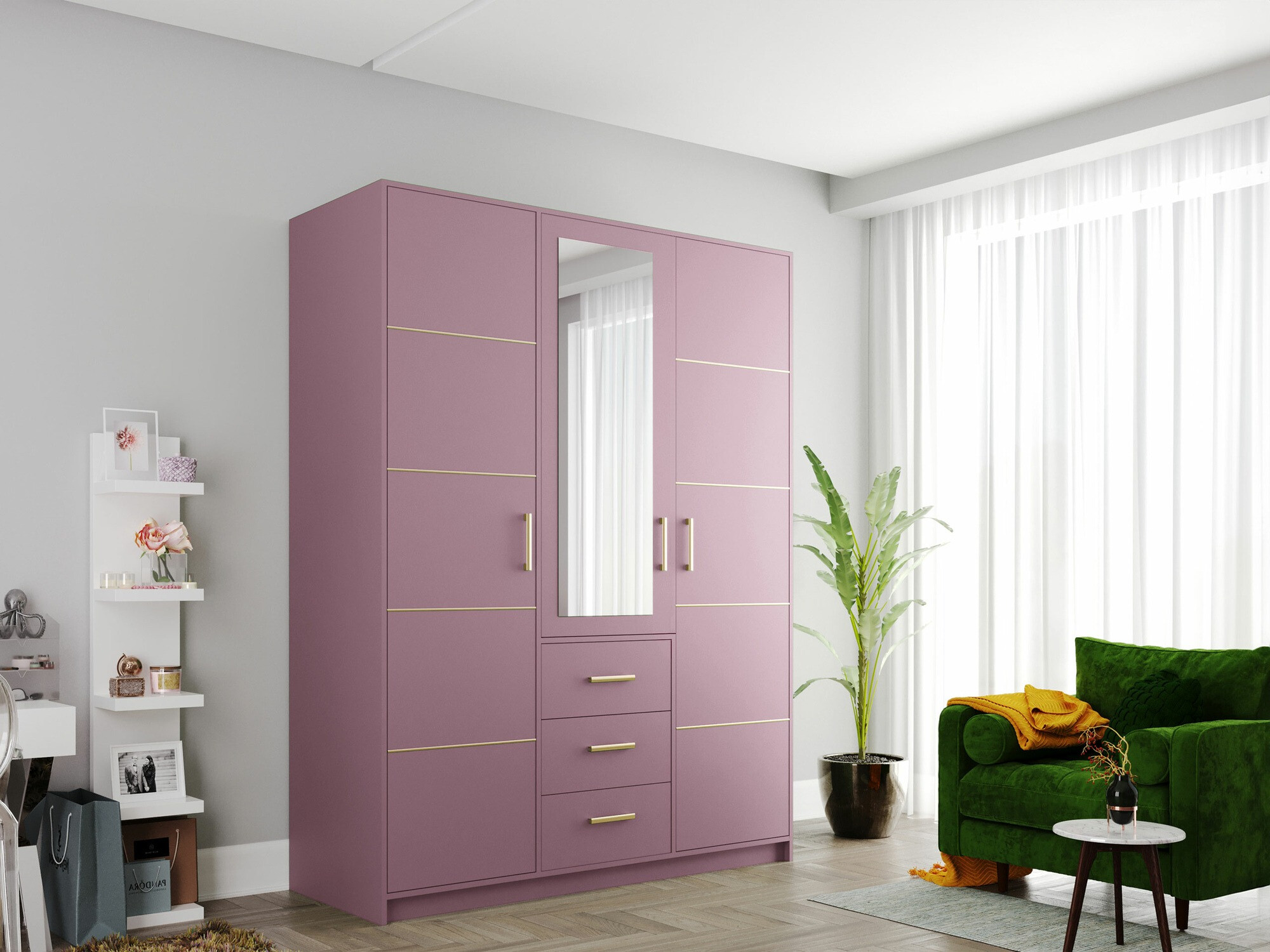 Wardrobe Rosa (Purple)