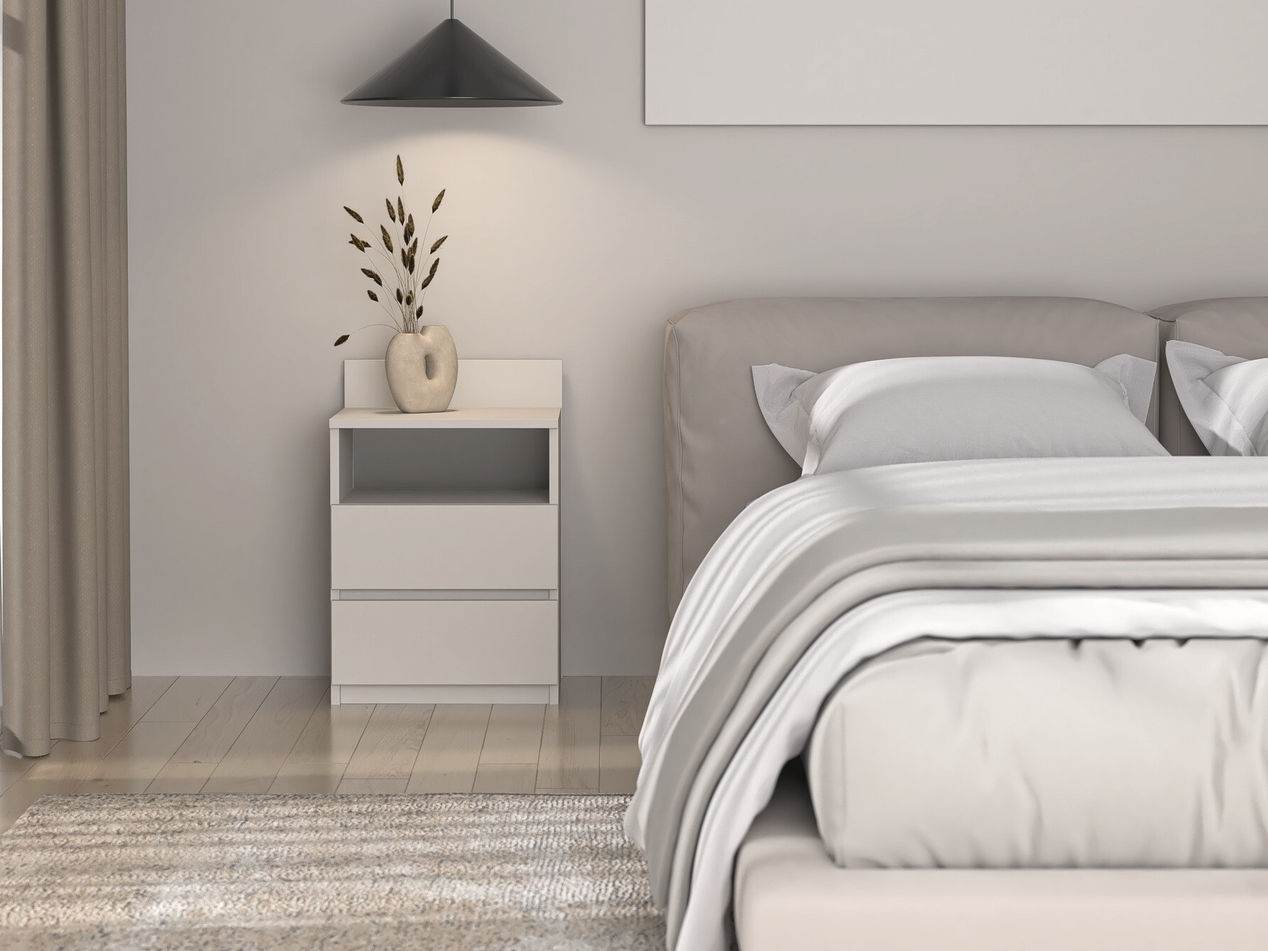 Bedside table Elbvelu 119 (Cashmere)