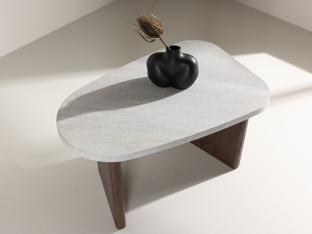 Coffee table Dallas 4214 (Light grey + Brown)