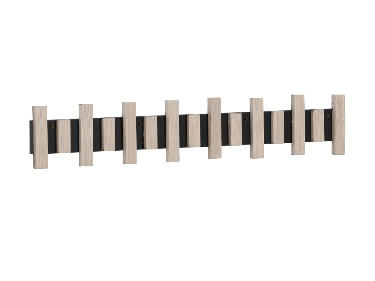 Coat rack Dallas 4429 (Black + Light brown)