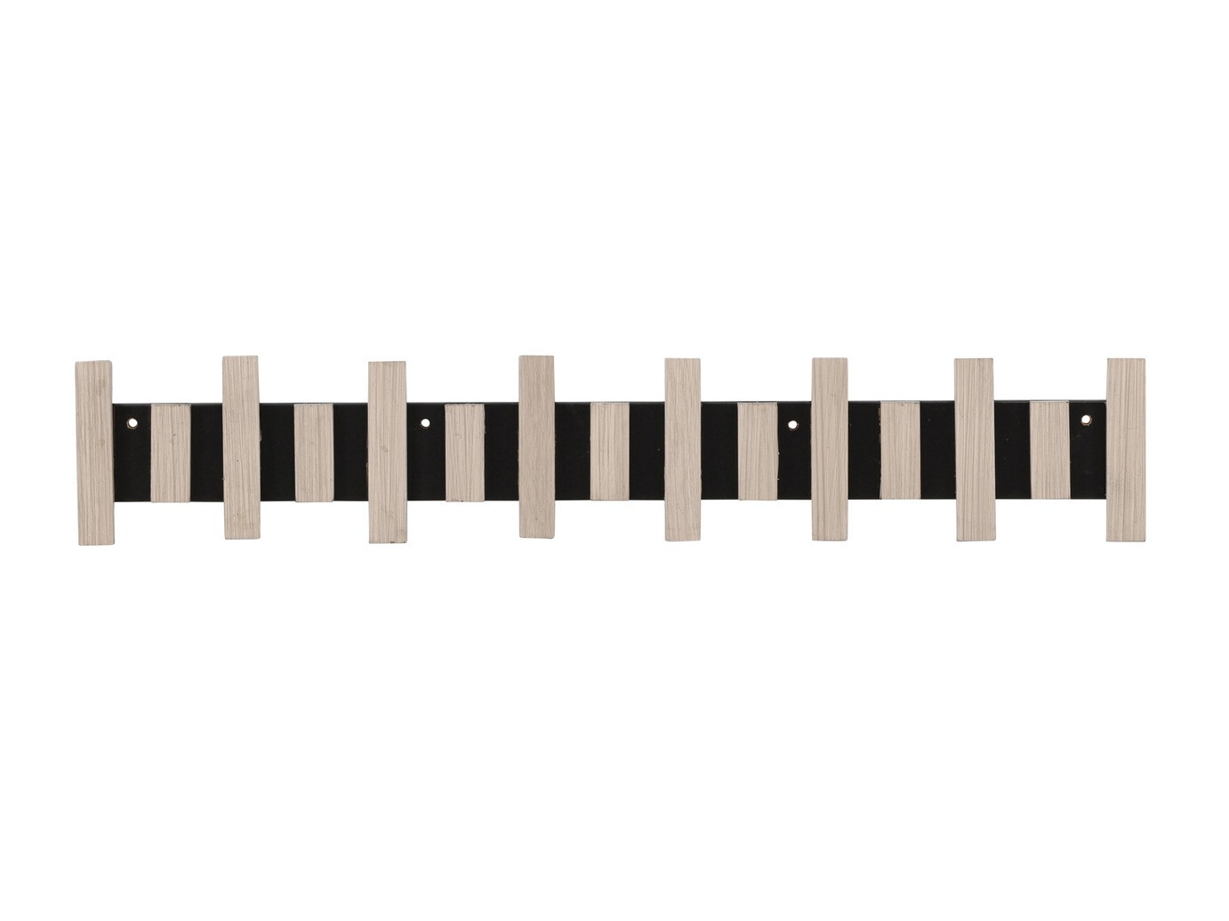 Coat rack Dallas 4429 (Black + Light brown)