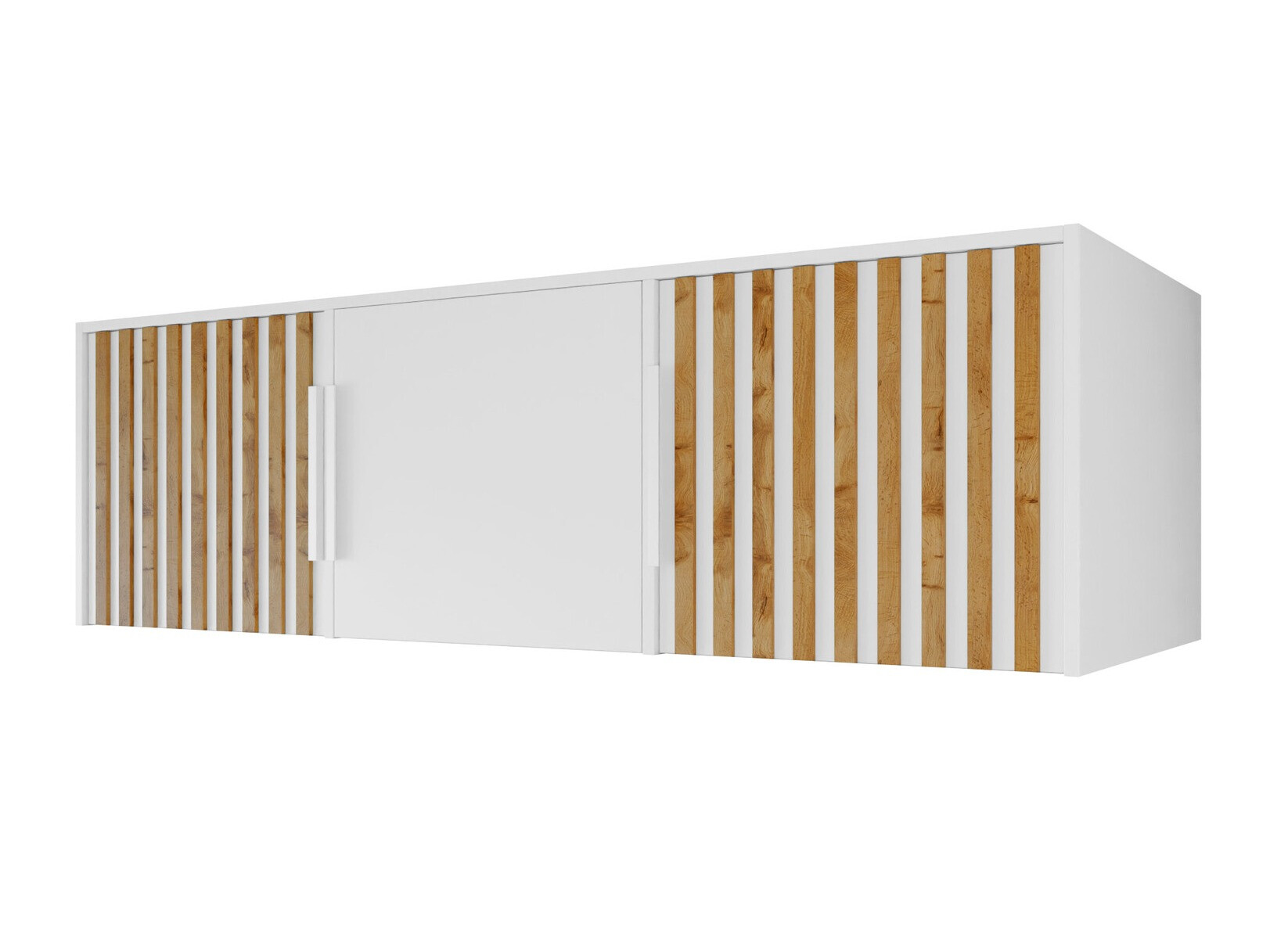 Sideboard Collis I (White + Wotan Oak)