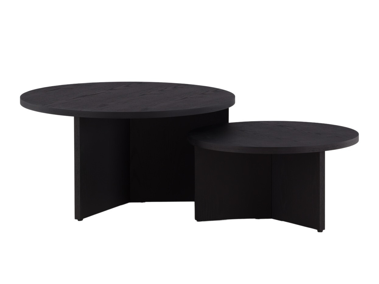 Nest of coffee tables Dallas 4475 (Black)