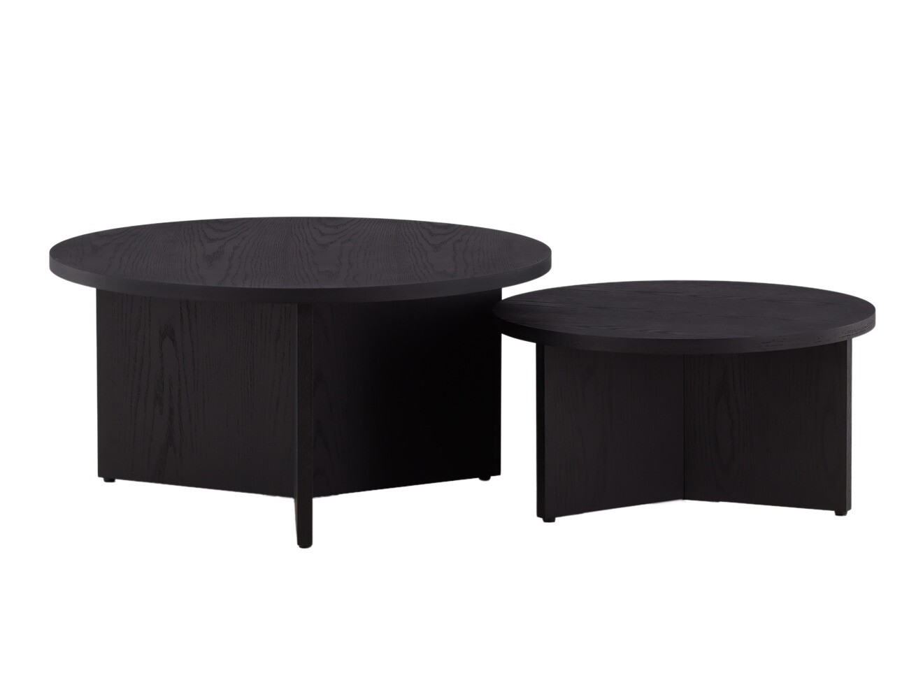 Nest of coffee tables Dallas 4475 (Black)