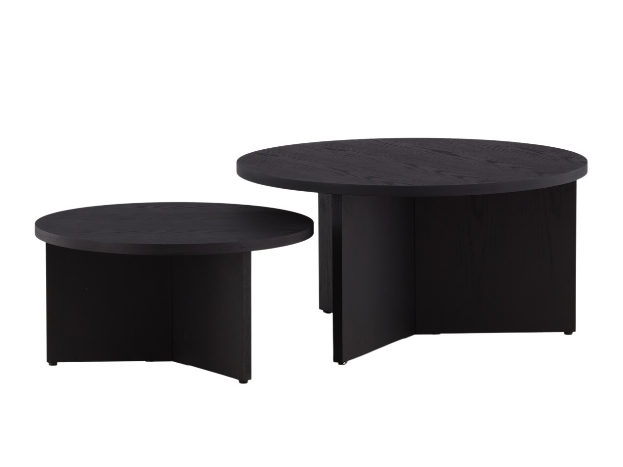 Nest of coffee tables Dallas 4475 (Black)